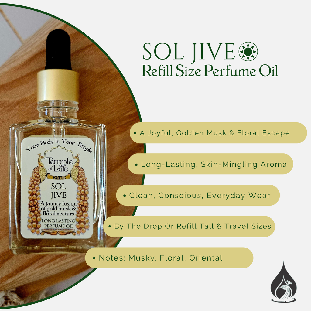 Sol Jive | Exotic Perfume Oil Refill | Oriental Fragrance