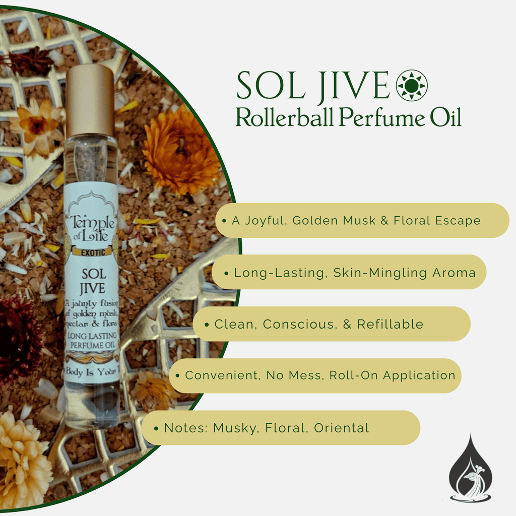 Sol Jive | Exotic Perfume Oil Roll On | Oriental Fragrance