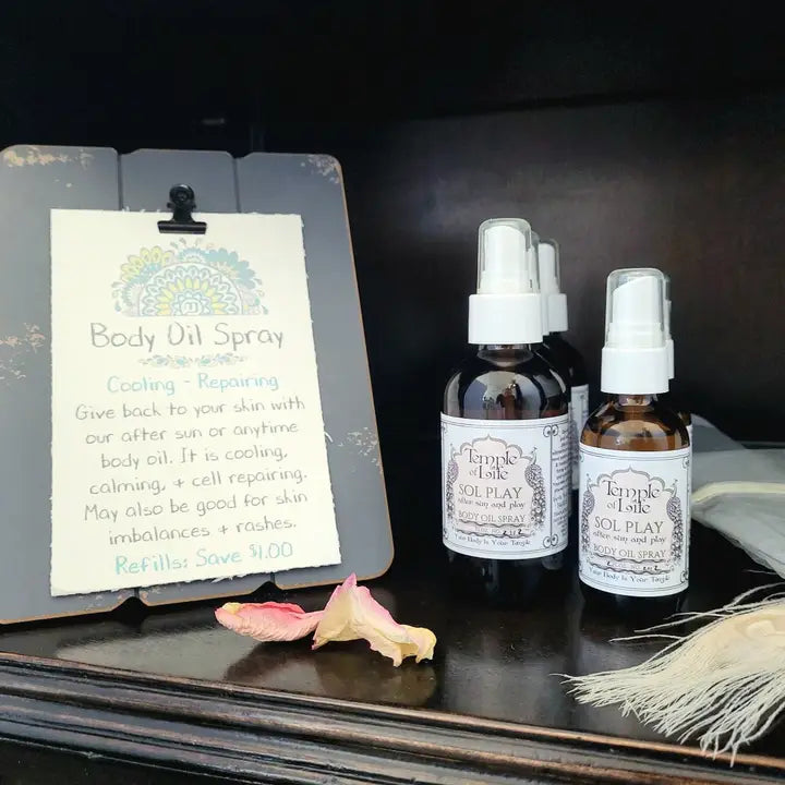 Sol Play | Apothecary Oil | Body Oil Spray | After Sun