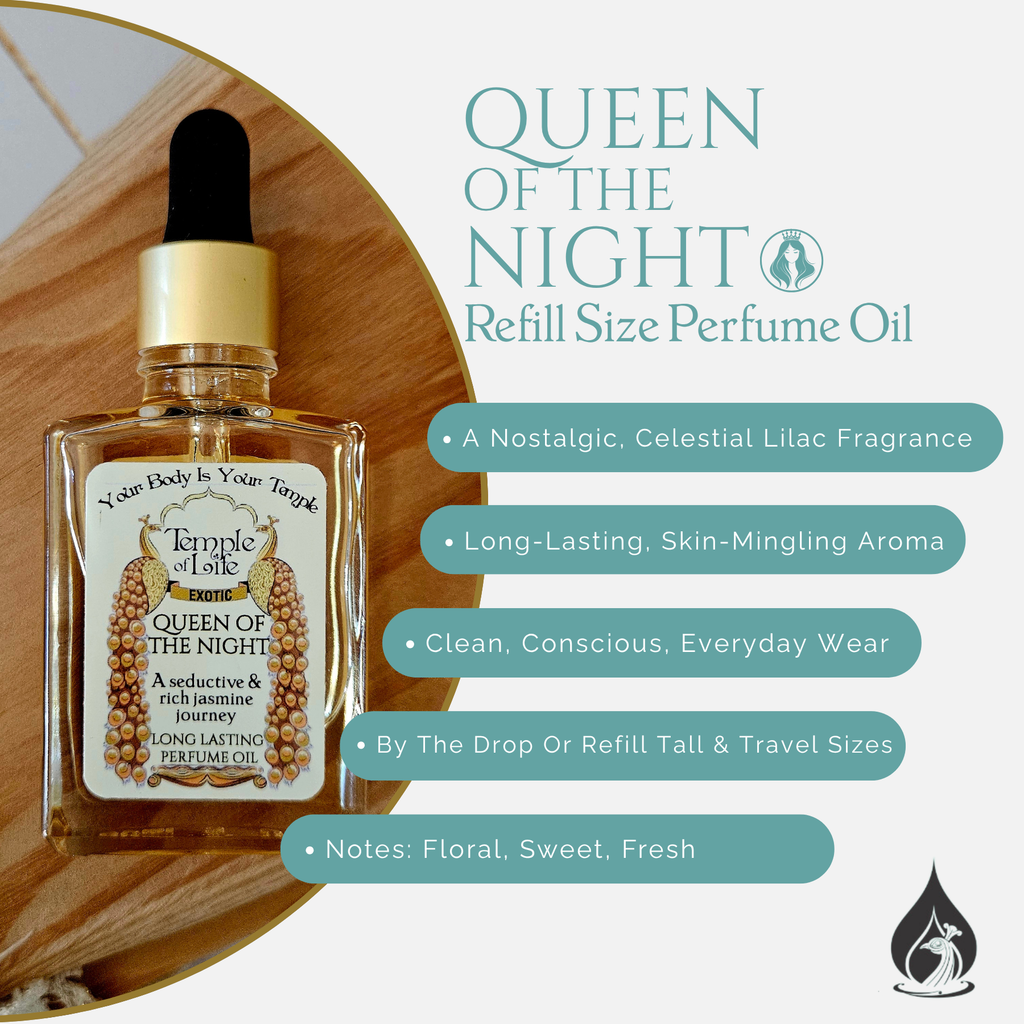 Queen of the Night | Exotic Perfume Oil Refill | Jasmine Oil