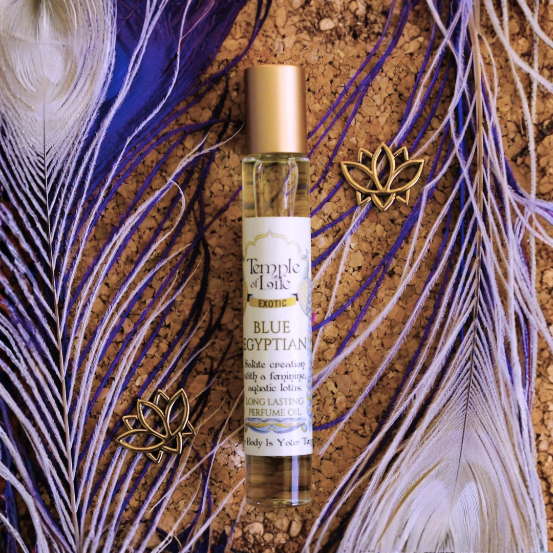 Blue Egyptian | Exotic Perfume Oil Roll On | Lotus Perfume