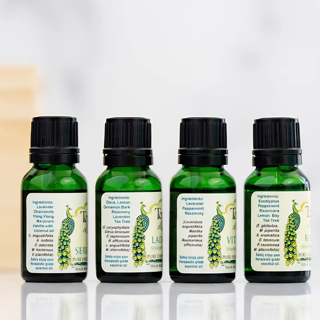 Wellness Essential Set | Therapeutic Oils | Set of 4