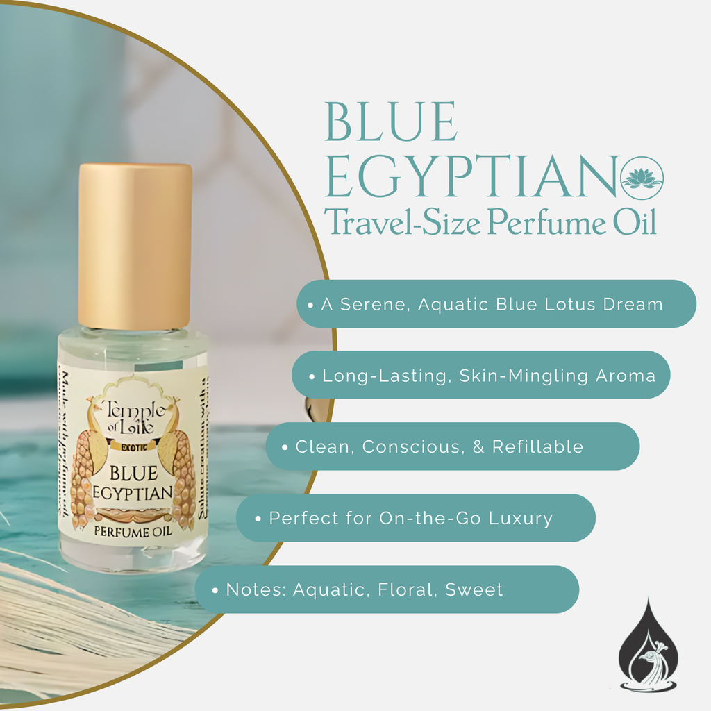 Blue Egyptian | Exotic Perfume Oil Travel-Size | Lotus Perfume
