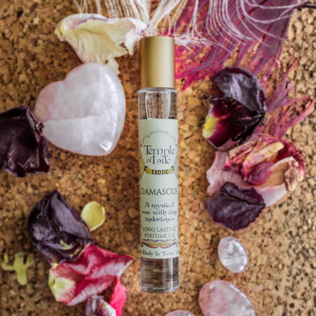Damascus | Exotic Perfume Oil Roll On | Rose Beauty Fragrance