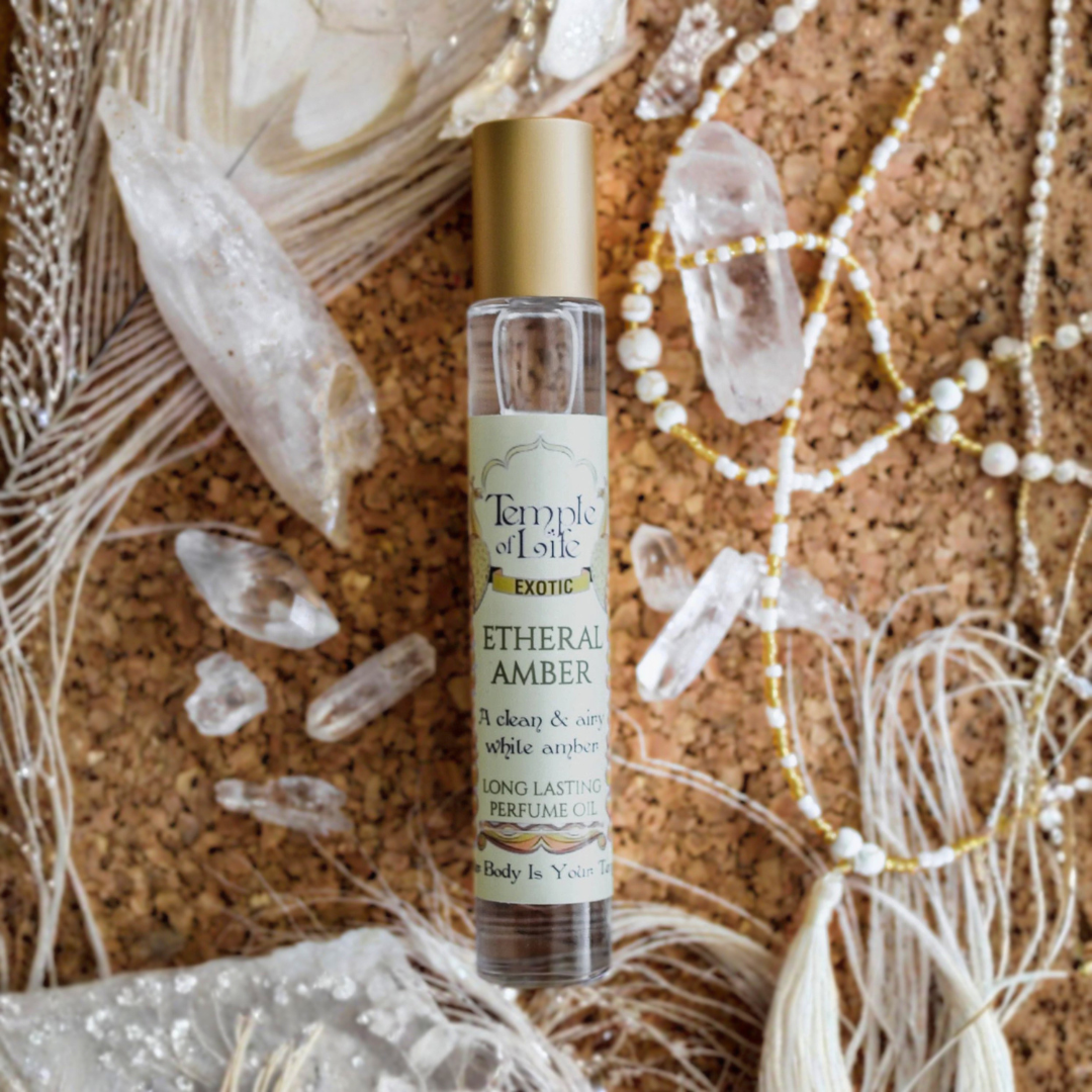 Etheral Amber | Exotic Perfume Oil Roll On | Pure White Amber