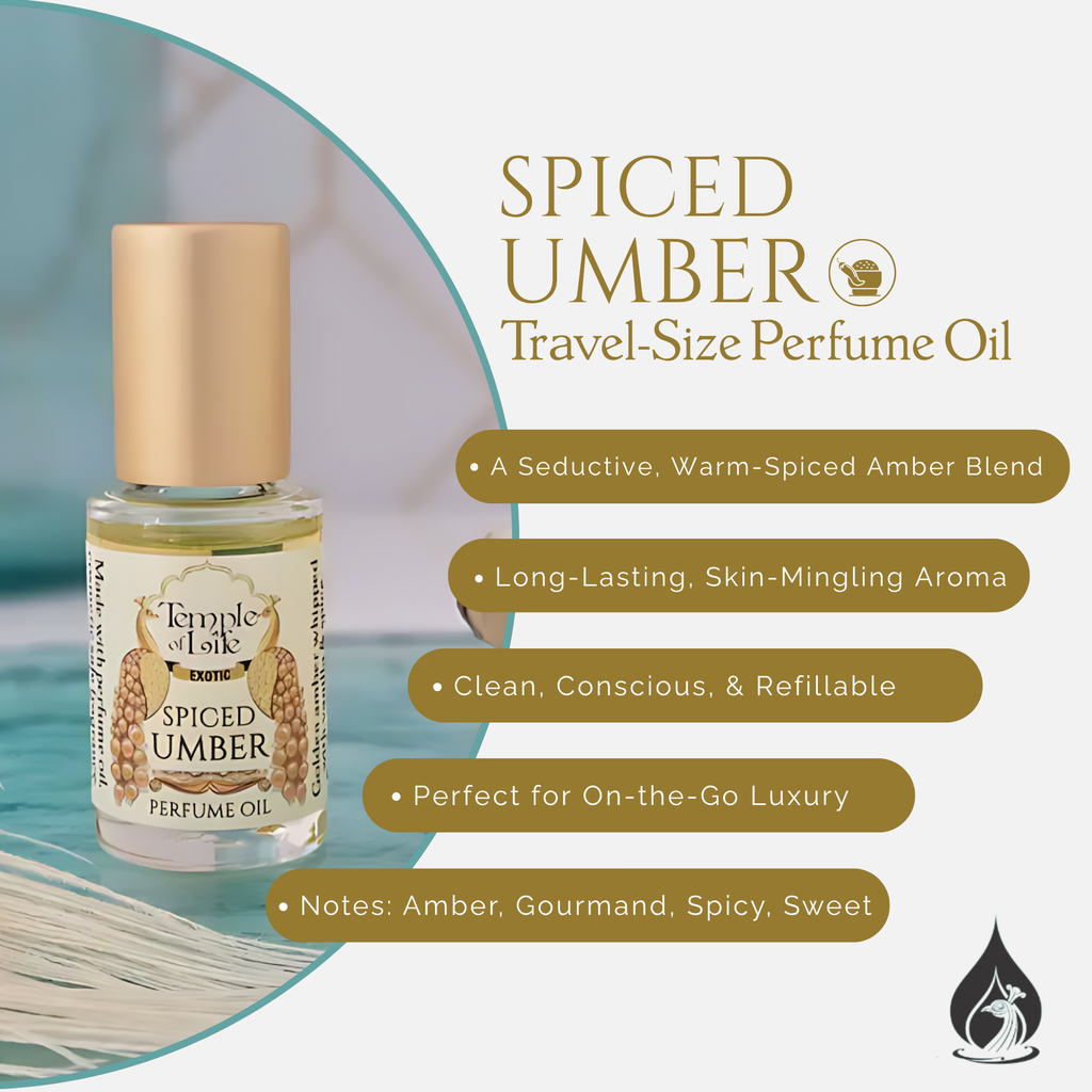Spiced Umber | Exotic Perfume Oil Travel-Size | Fall Fragrance