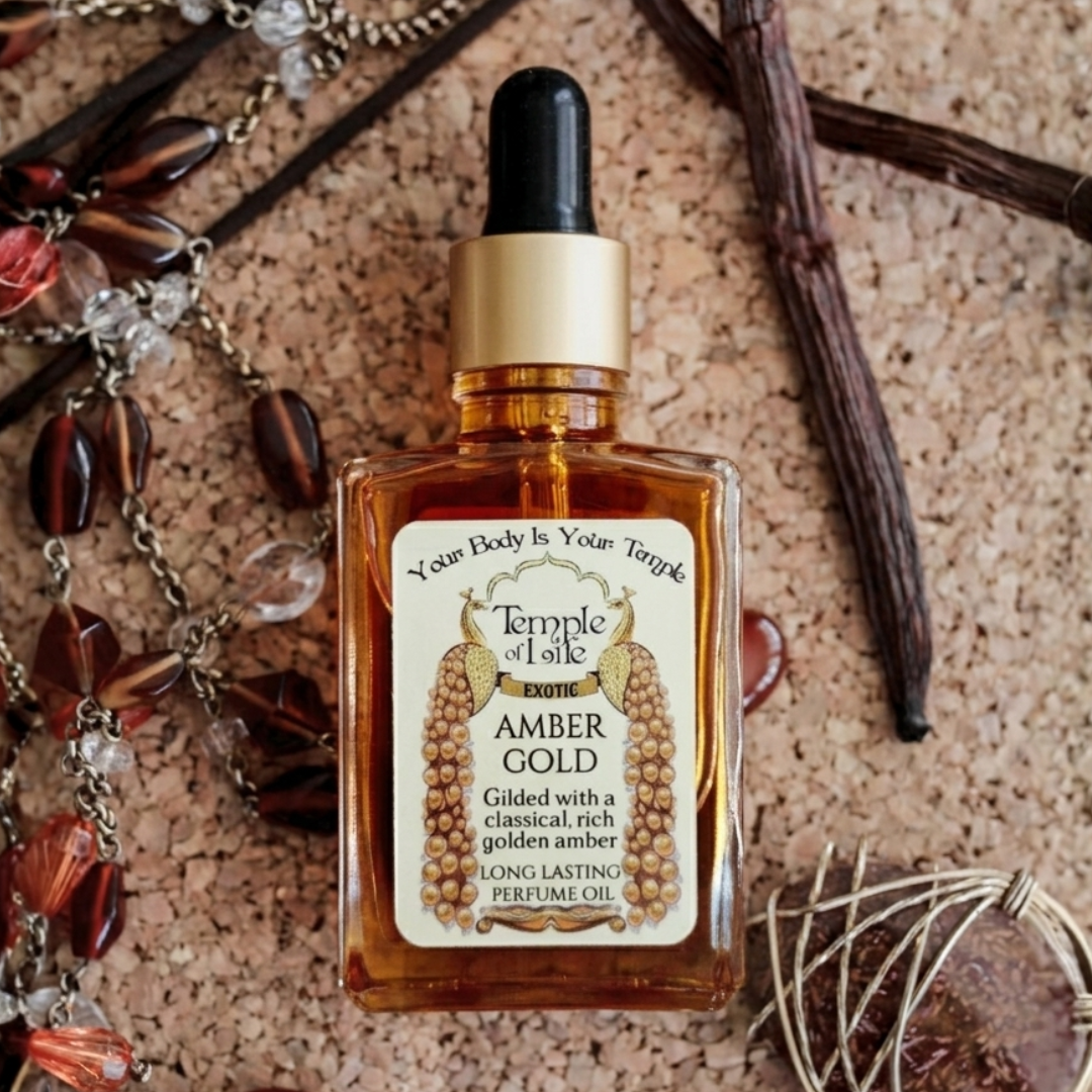 Amber Gold | Exotic Perfume Oil Refill | Clean Amber Oil