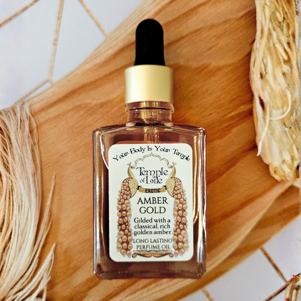 Amber Gold | Exotic Perfume Oil Refill | Clean Amber Oil