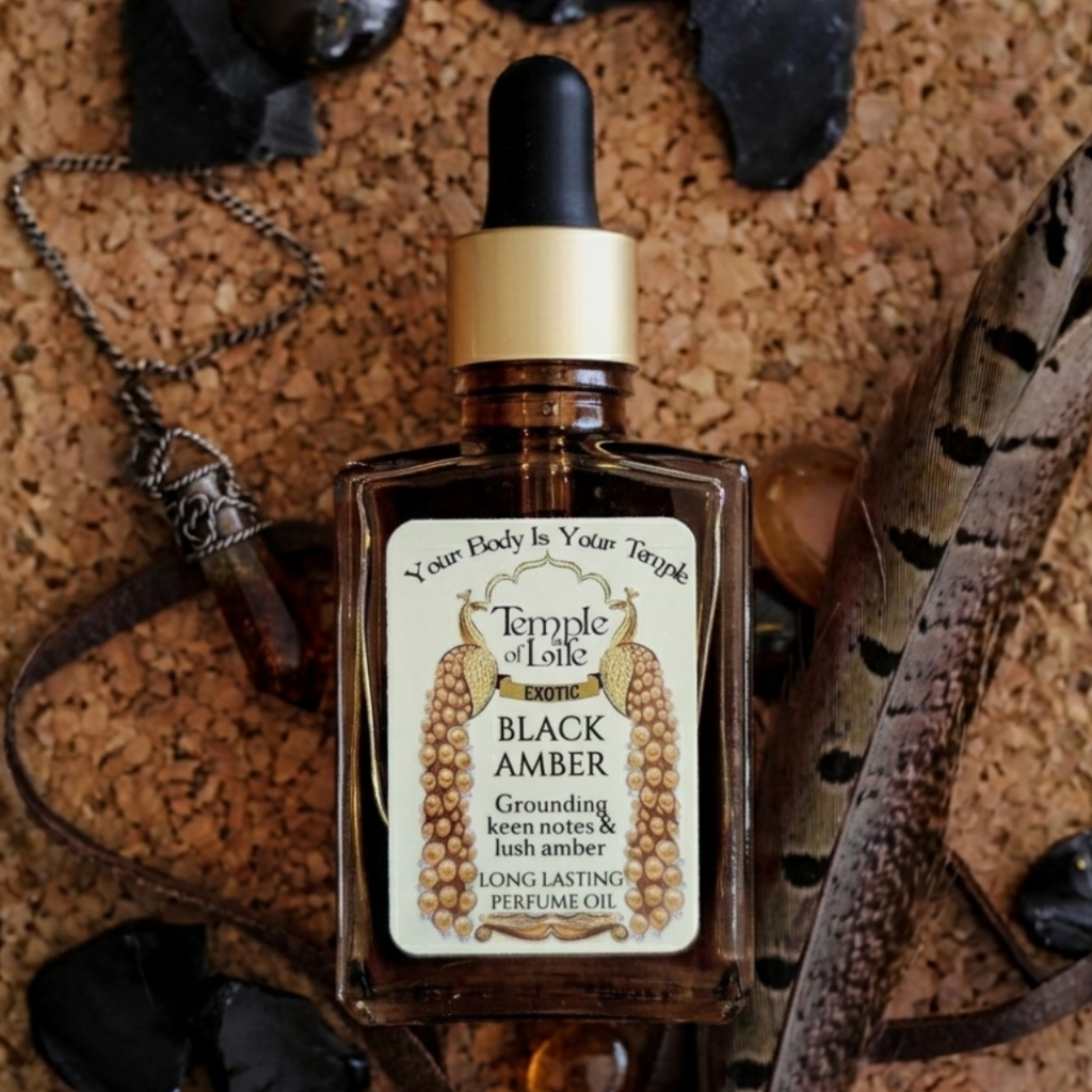 Black Amber | Exotic Perfume Oil Refill | Men's Fragrance