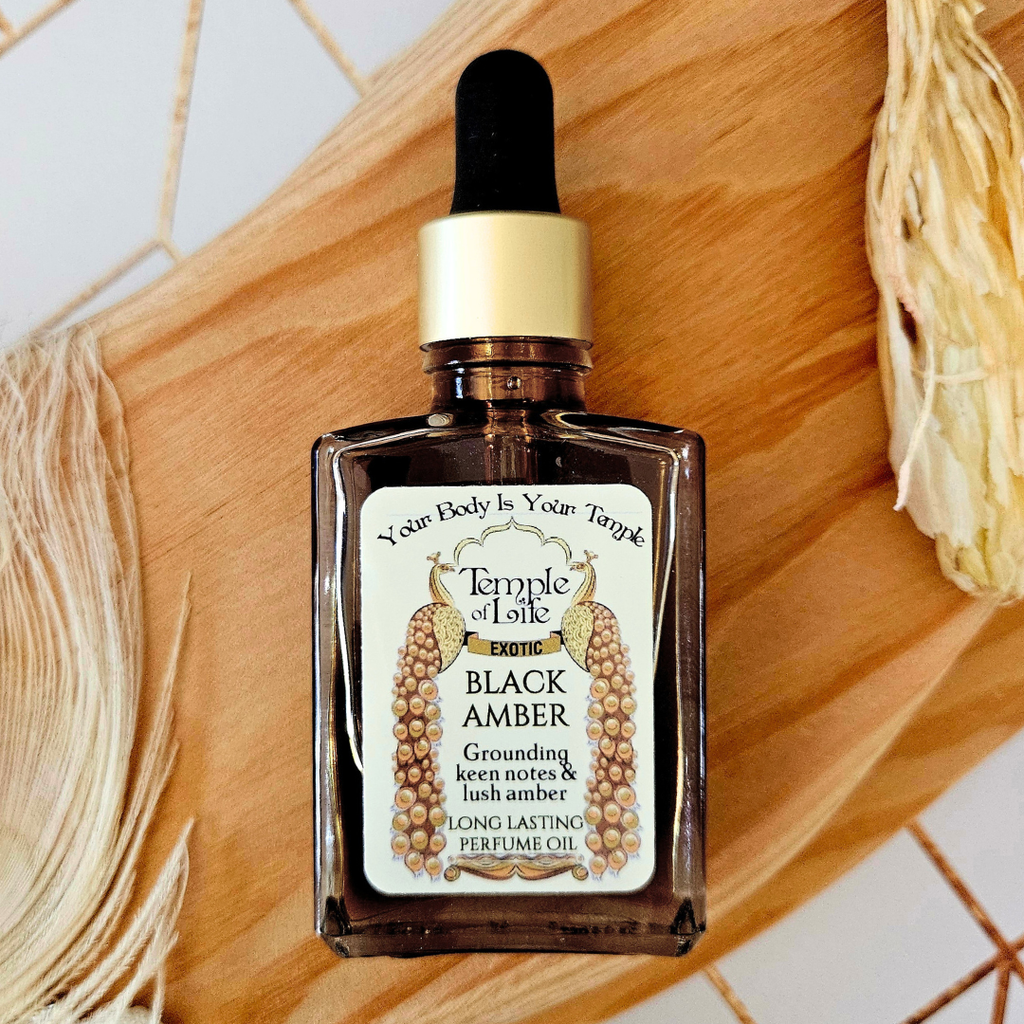 Black Amber | Exotic Perfume Oil Refill | Men's Fragrance