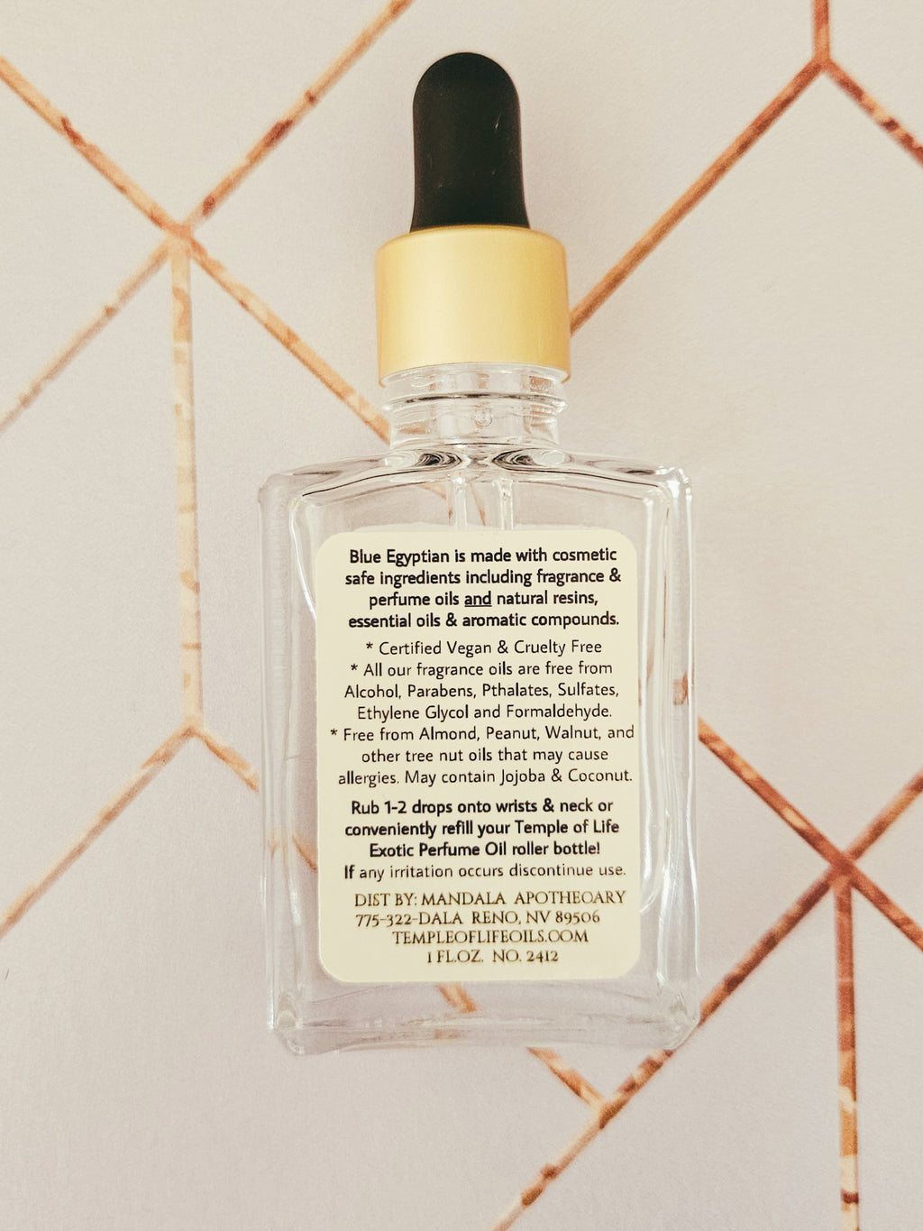 Blue Egyptian | Exotic Perfume Oil Refill | Lotus Perfume