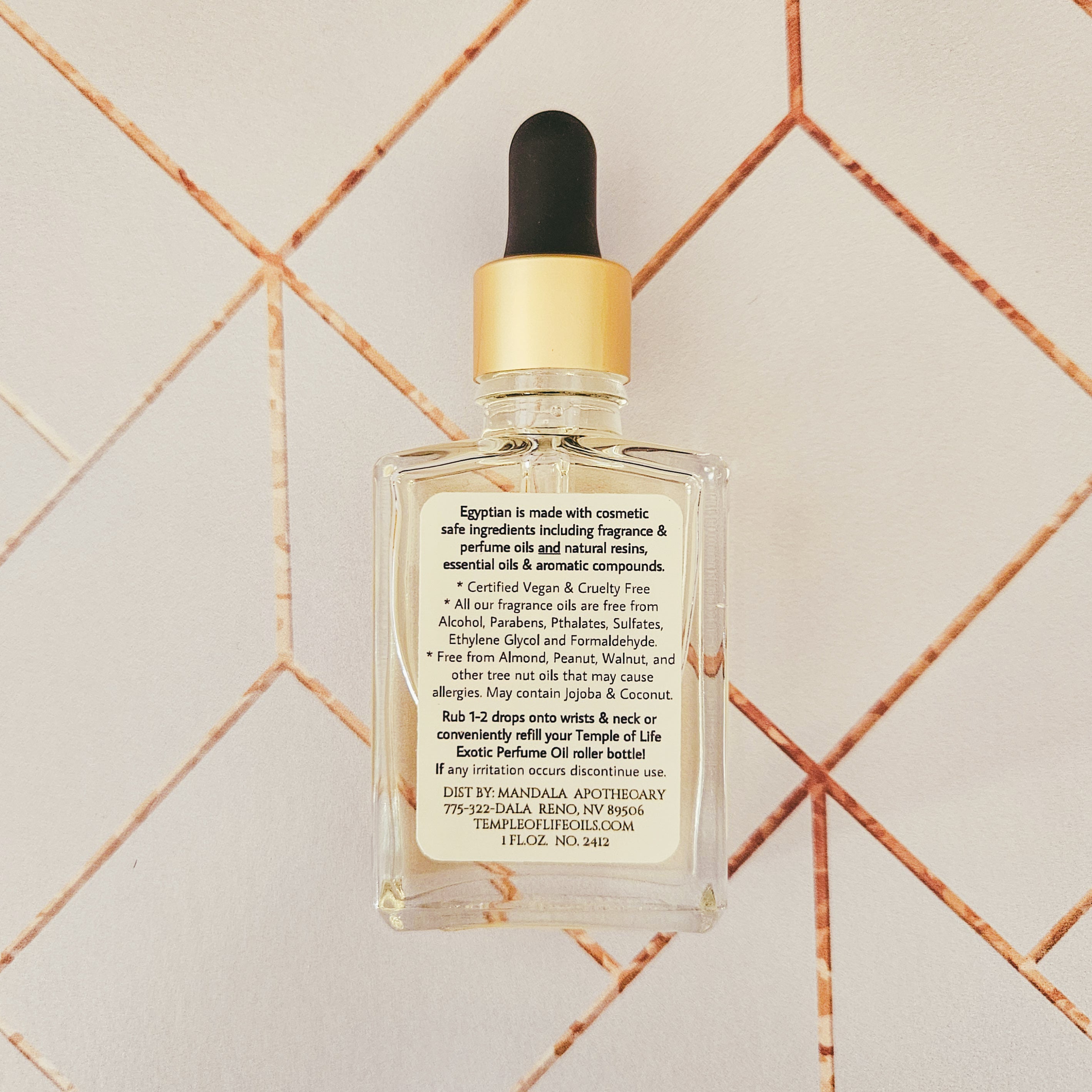 Egyptian | Exotic Perfume Oil Refill | Luxury Musk Perfume