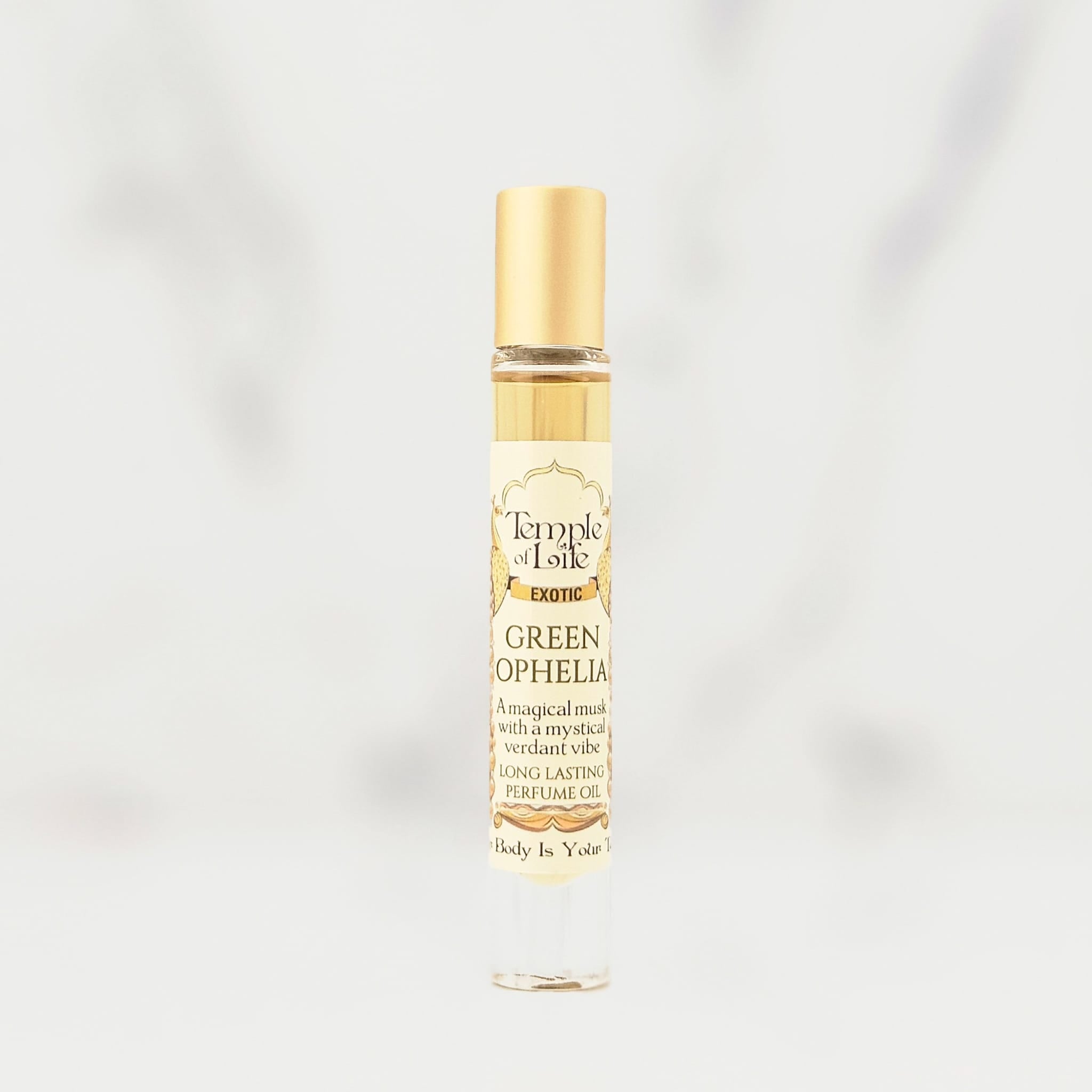 Green Ophelia | Exotic Perfume Oil Roll On | Green Musk Aroma
