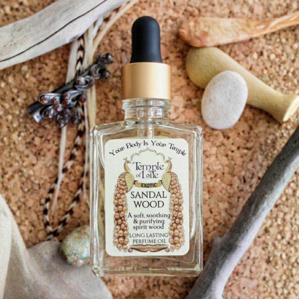 Sandalwood | Exotic Perfume Oil Refill | Clean Woody Scent