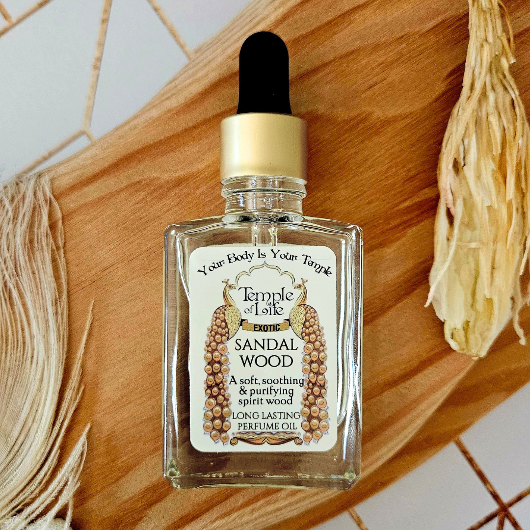 Sandalwood | Exotic Perfume Oil Refill | Clean Woody Scent