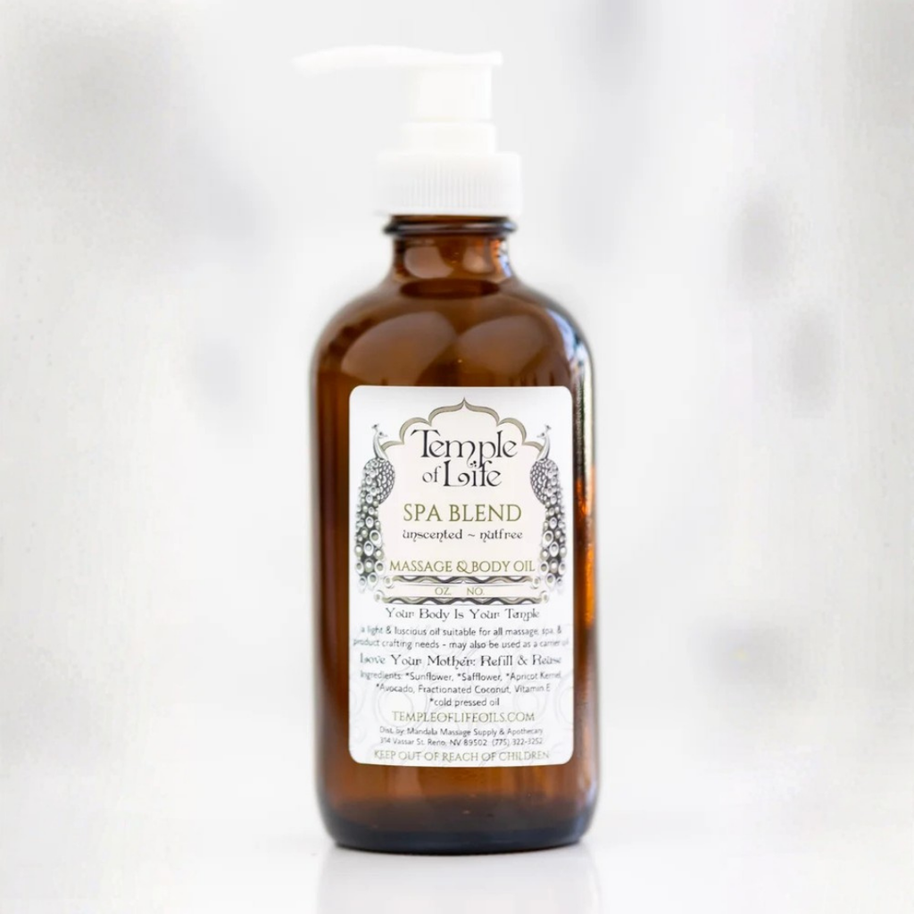 Unscented Spa Blend | Massage Oil | Nut-free | Light Body Oil