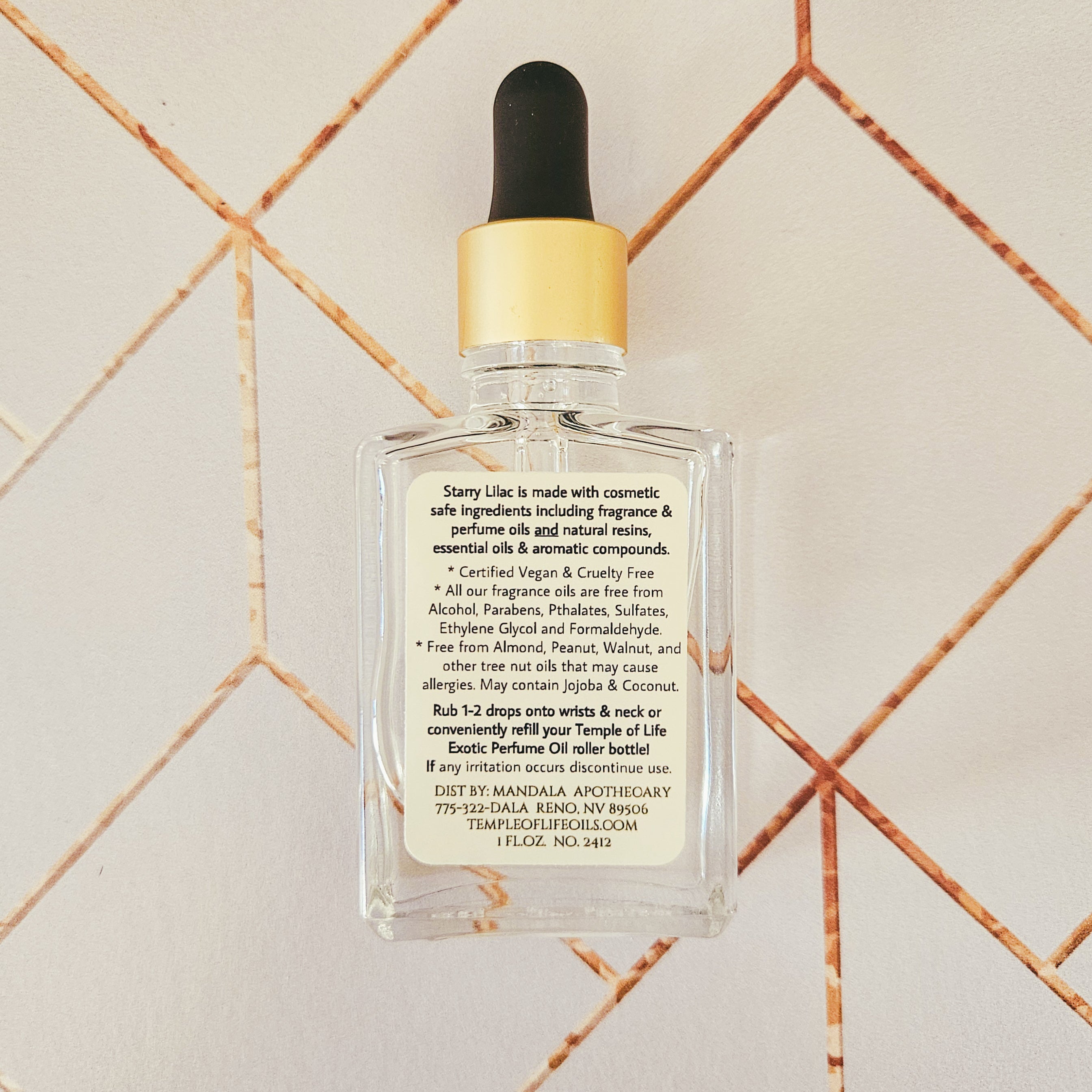 Starry Lilac | Exotic Perfume Oil Refill | Lilac Fragrance