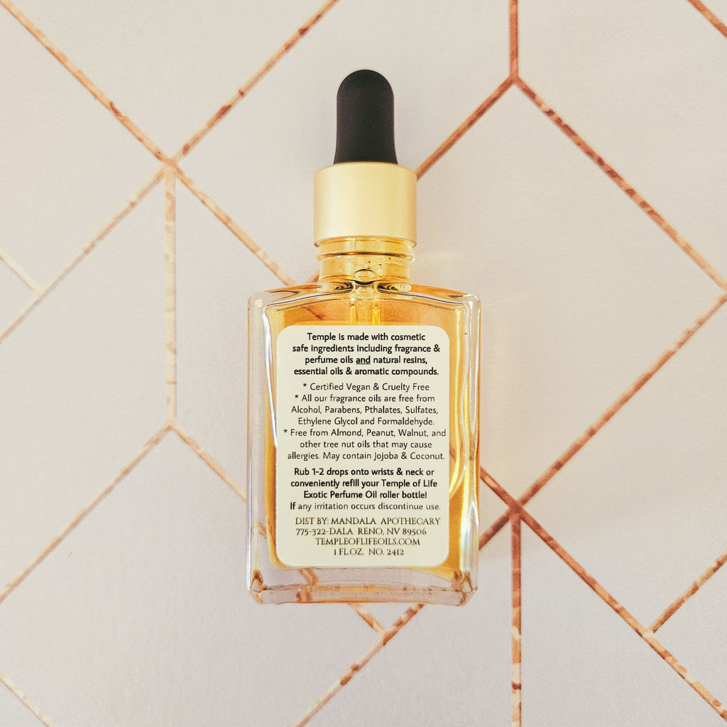 Temple | Exotic Perfume Oil Refill | Superior Musk Perfume