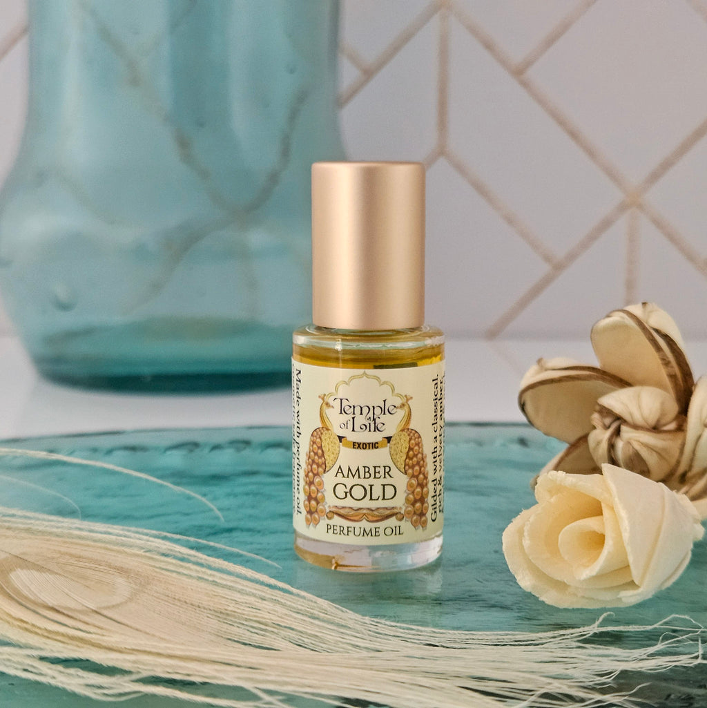 Amber Gold | Exotic Perfume Oil Travel-Size | Gourmand