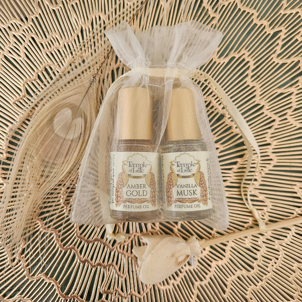 Amber Gold | Exotic Perfume Oil Travel-Size | Gourmand