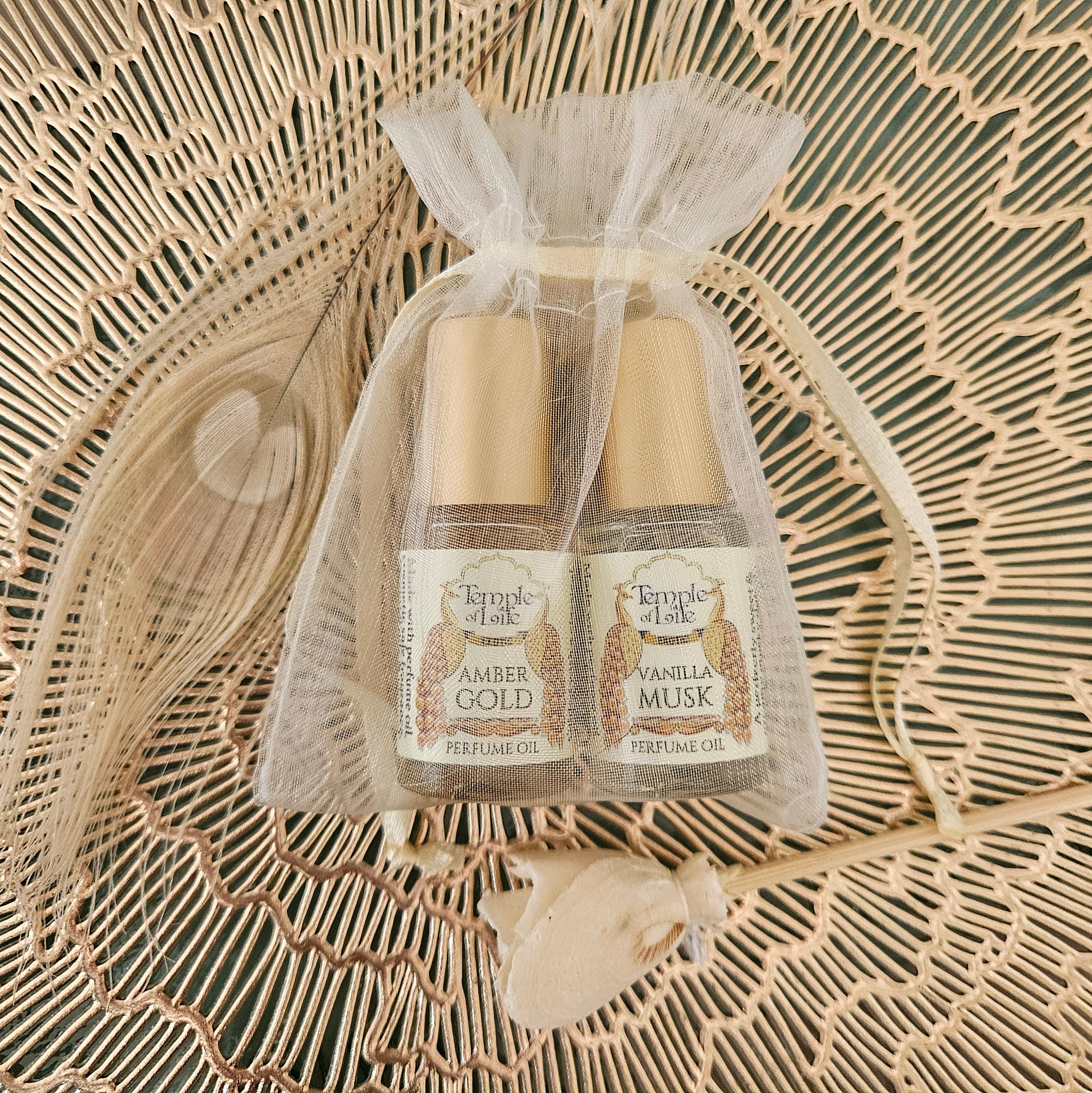 Amber Gold | Exotic Perfume Oil Travel-Size | Gourmand