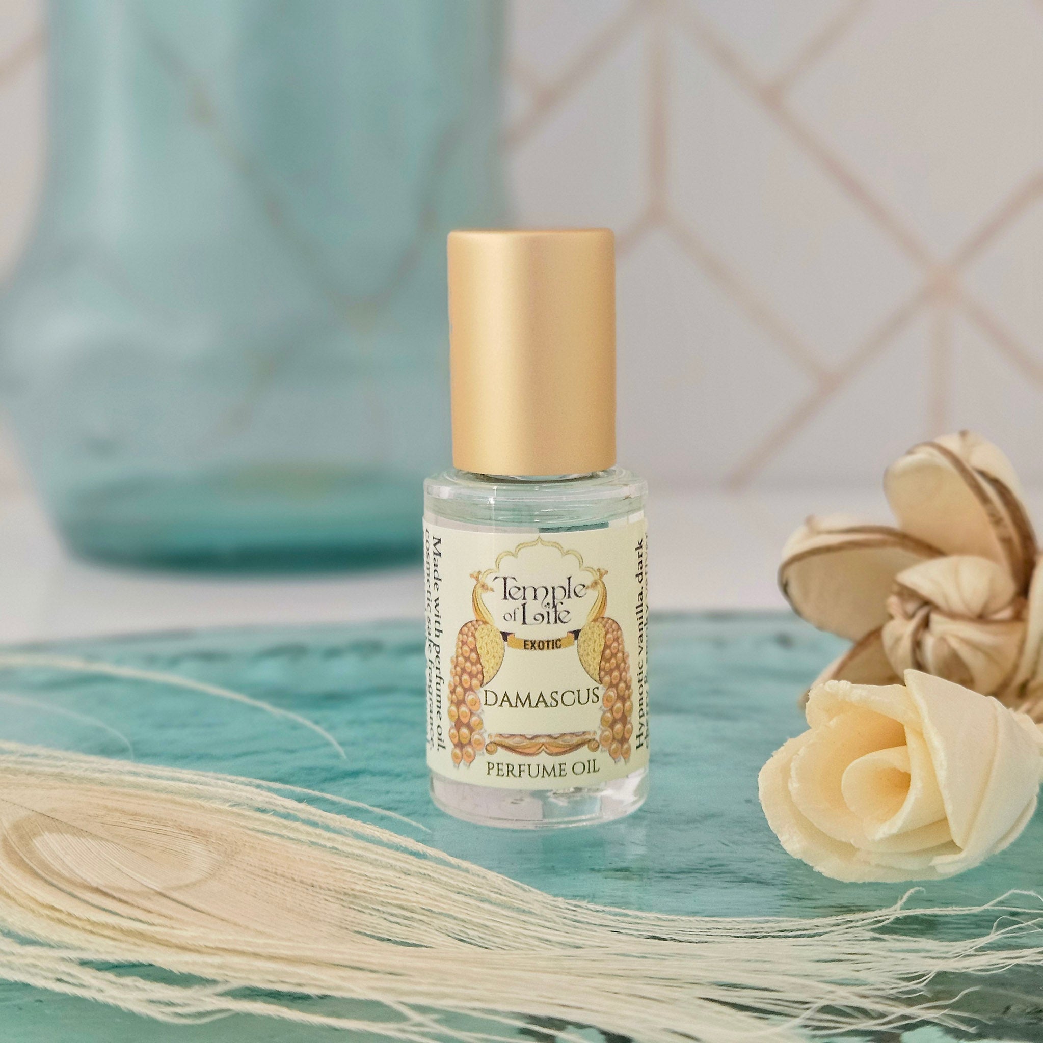 Damascus | Exotic Perfume Oil Travel-Size | Rose Beauty Fragrance