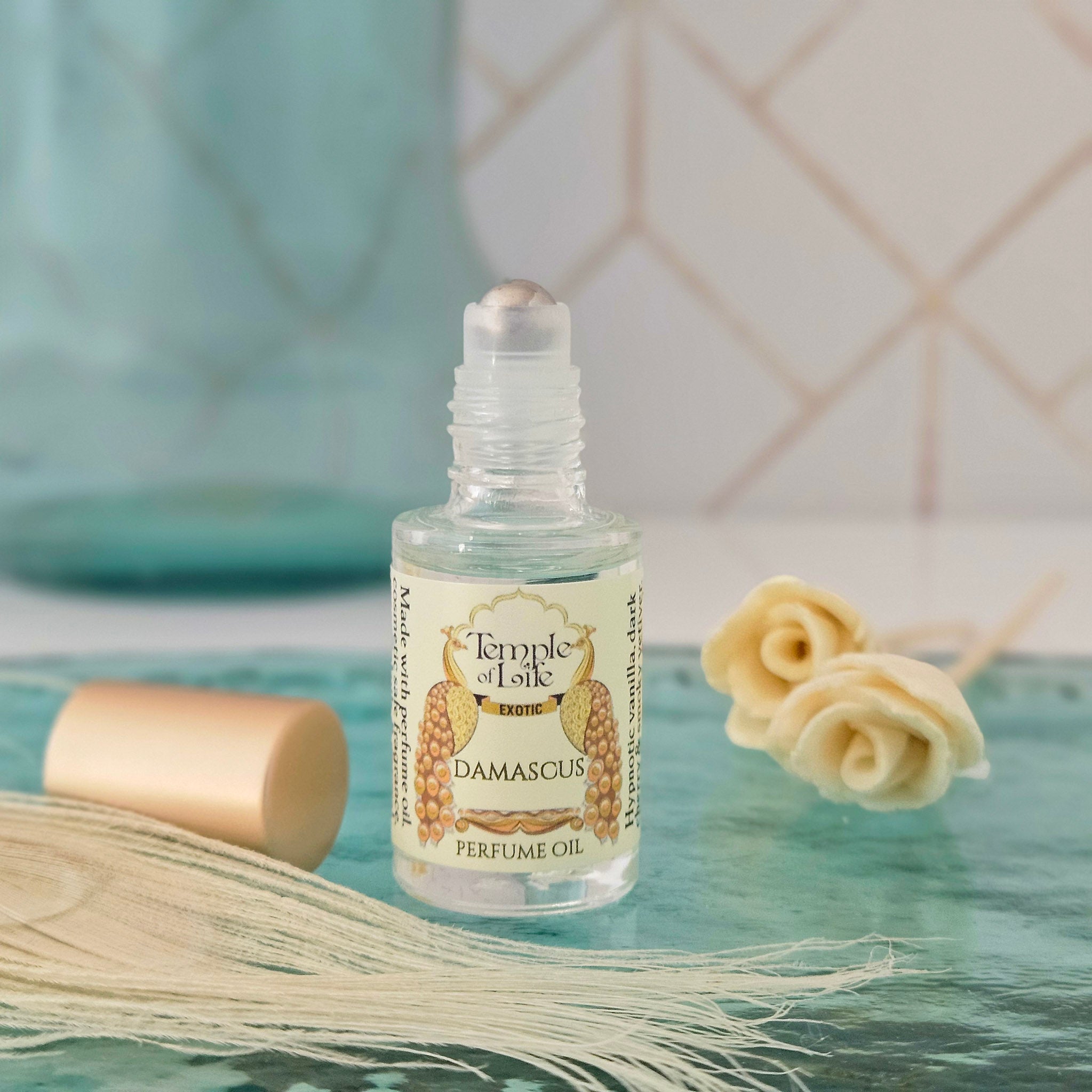 Damascus | Exotic Perfume Oil Travel-Size | Rose Beauty Fragrance