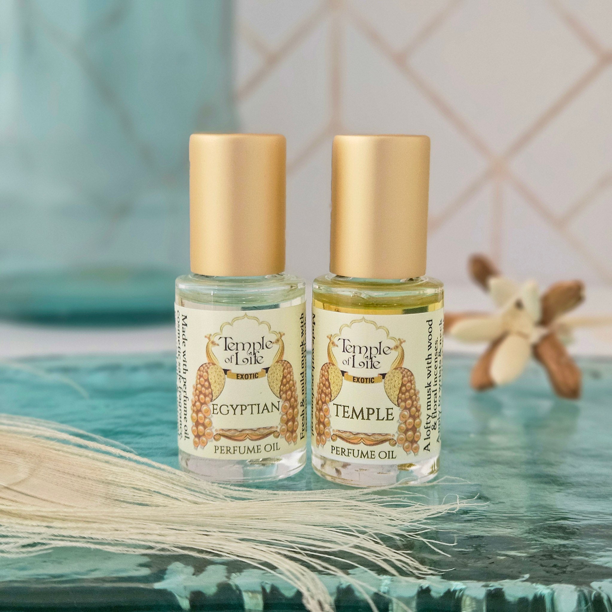 Egyptian Temple | Exotic Perfume Oil Discovery Set | Luxury Musk Perfume