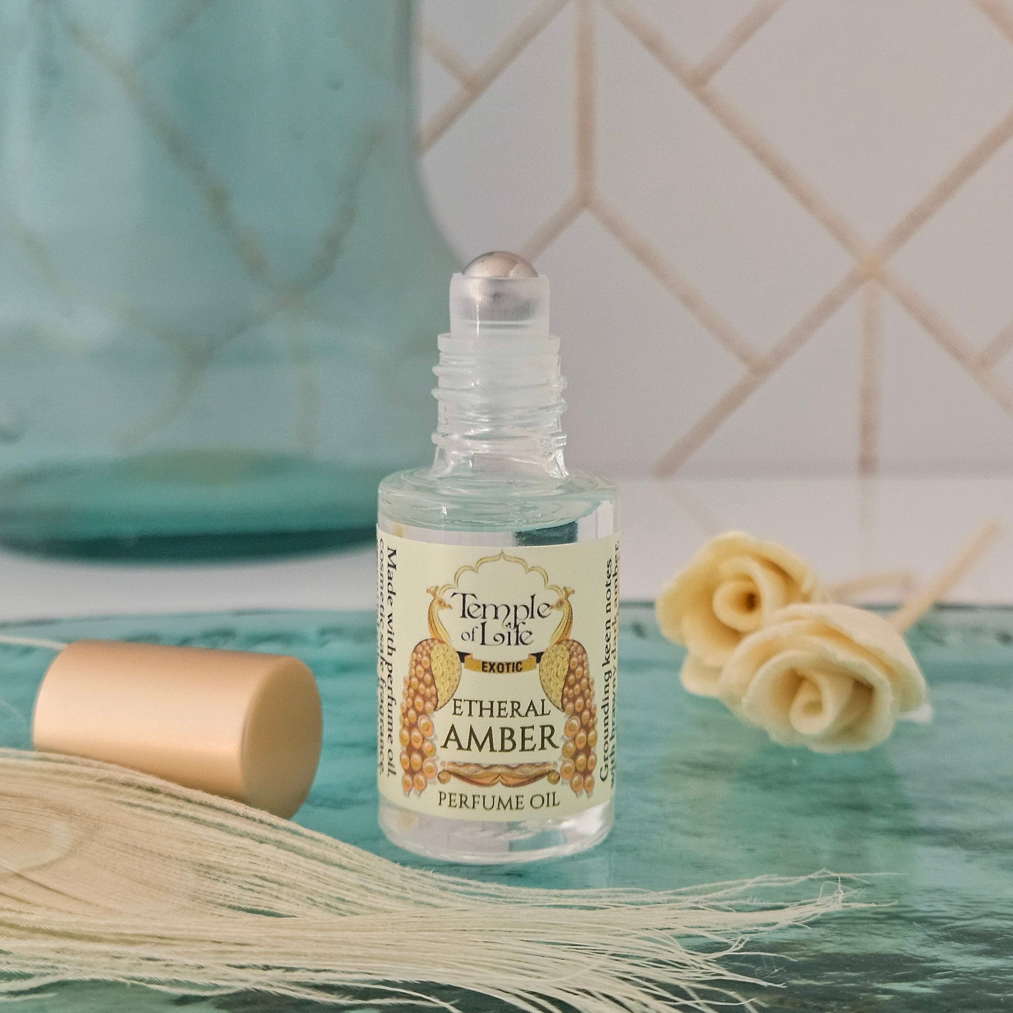 Etheral Amber | Exotic Perfume Oil Travel-Size | Pure White Amber