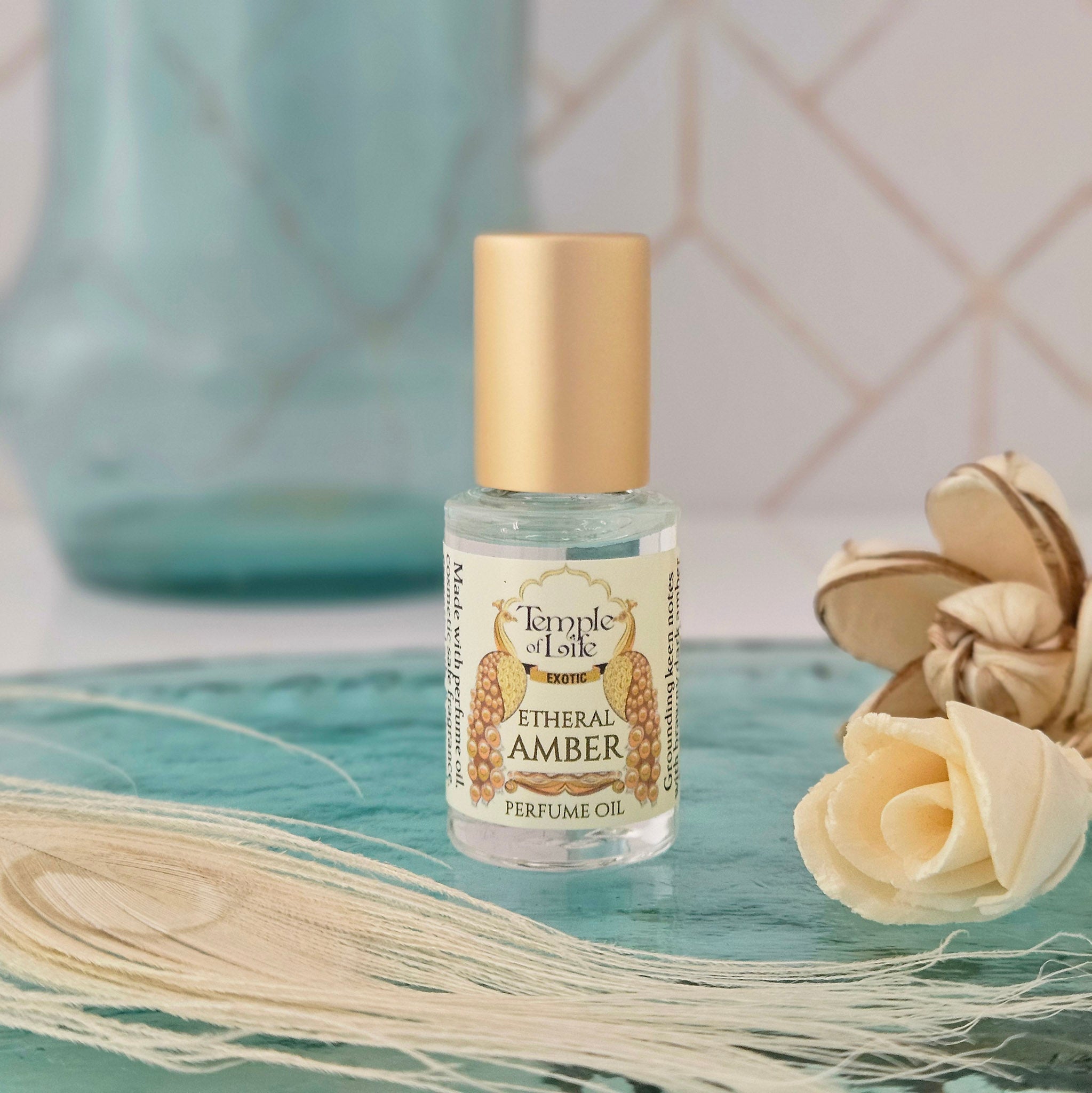 Etheral Amber | Exotic Perfume Oil Travel-Size | Pure White Amber