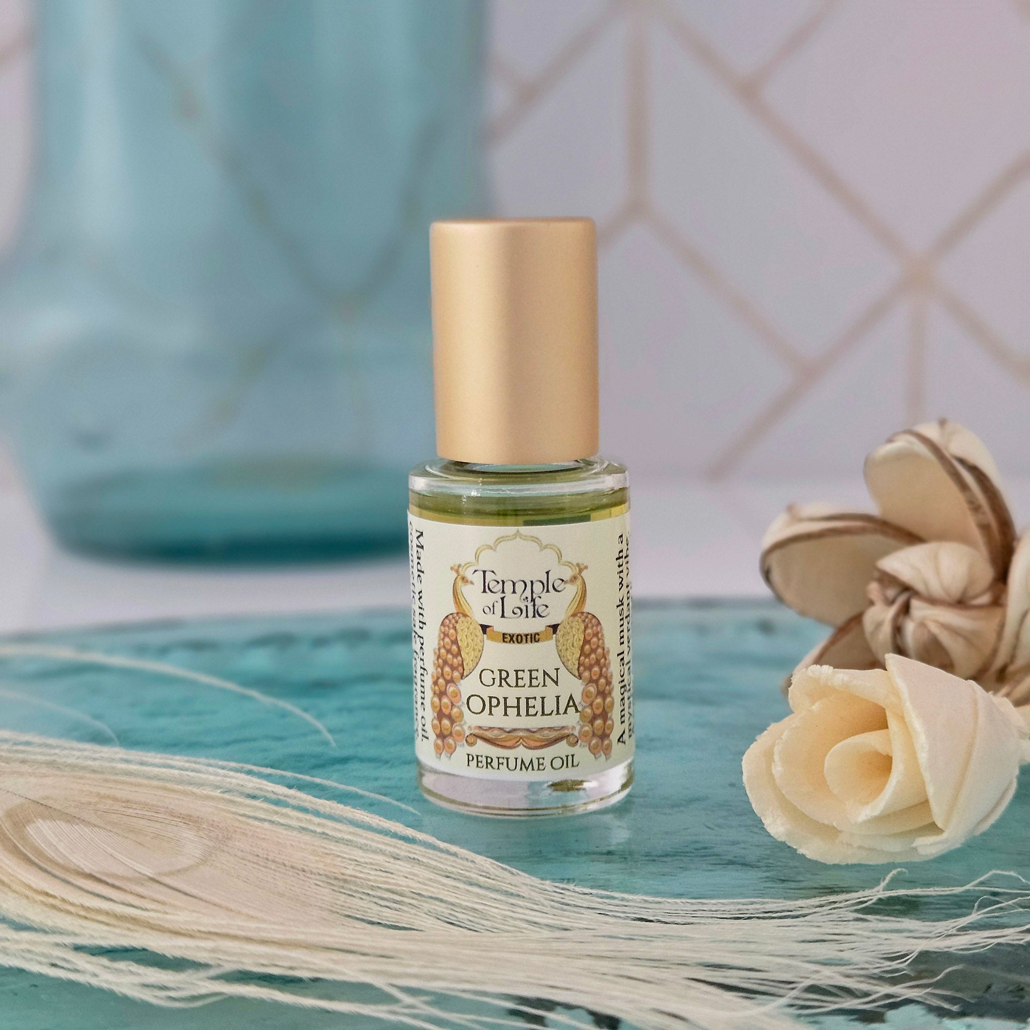 Green Ophelia | Exotic Perfume Oil Travel-Size | Green Musk Aroma