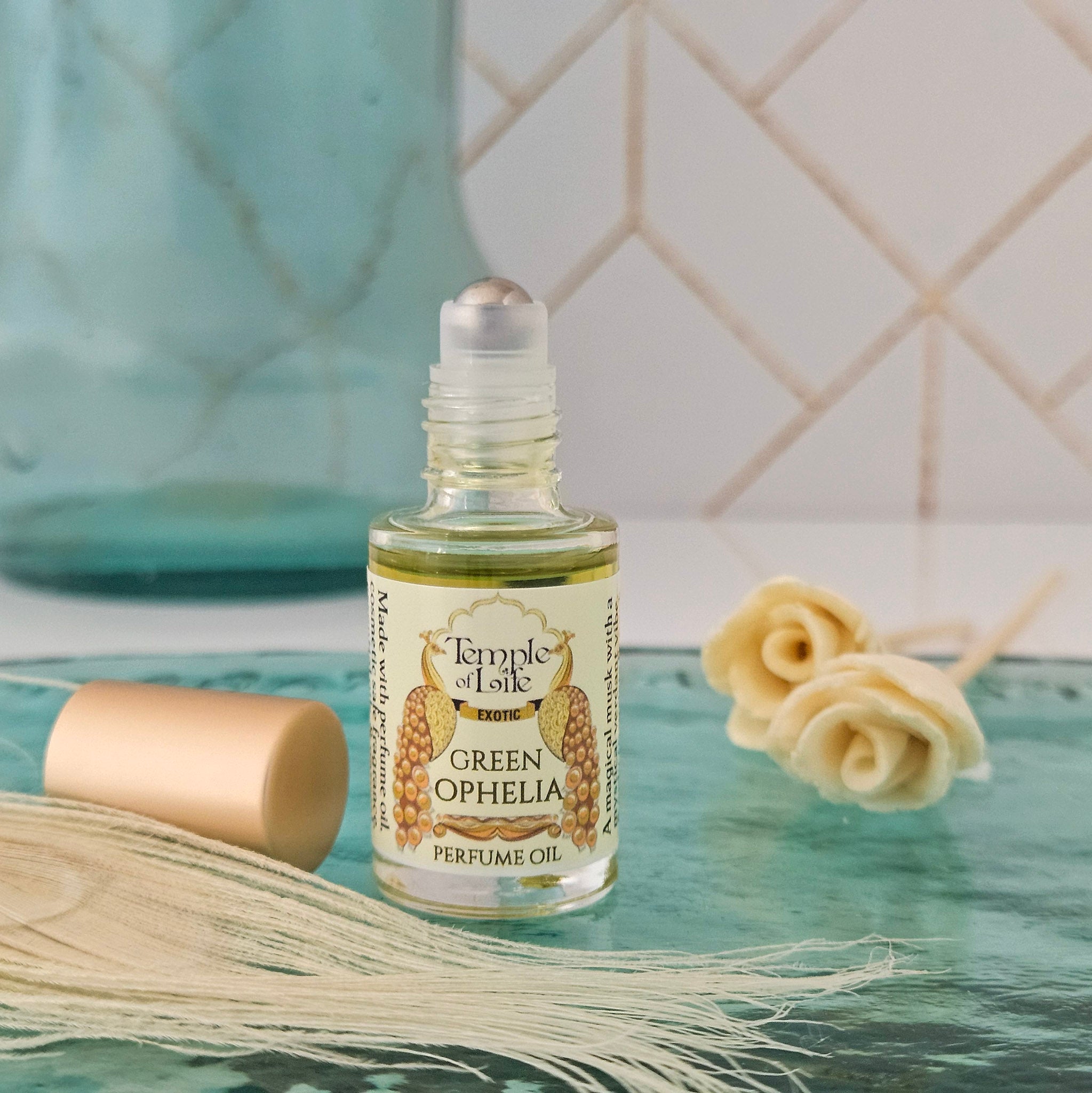 Green Ophelia | Exotic Perfume Oil Travel-Size | Green Musk Aroma