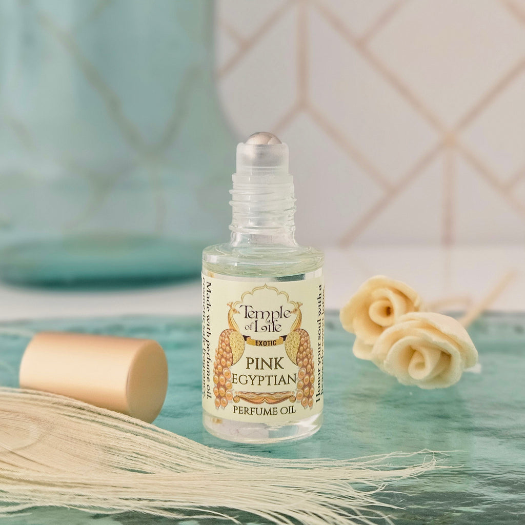 Pink Egyptian | Exotic Perfume Oil Travel-Size | Pink Lotus Scent
