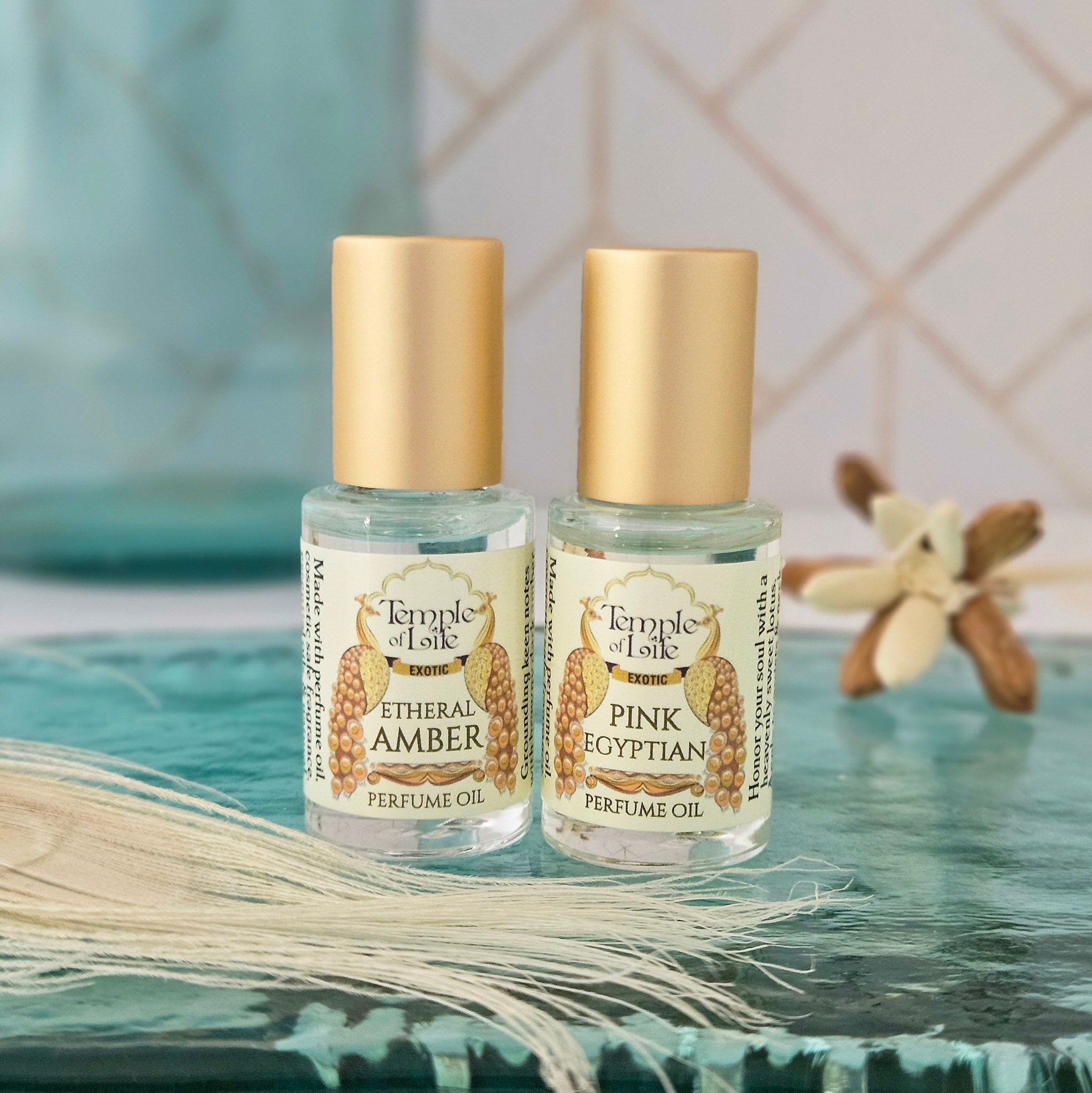 Pink Egyptian | Exotic Perfume Oil Travel-Size | Pink Lotus Scent