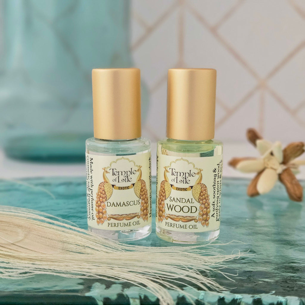 Sandalwood | Exotic Perfume Oil Travel-Size | Clean Woody Scent