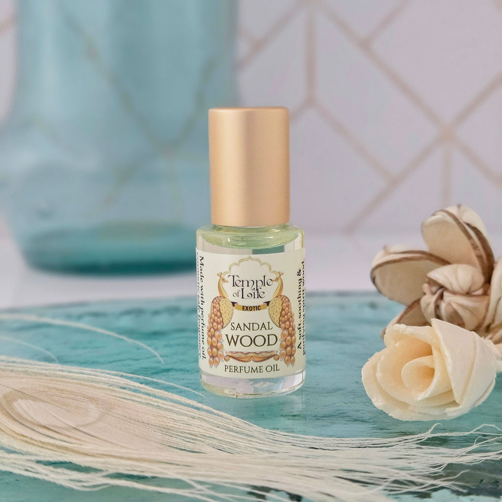 Sandalwood | Exotic Perfume Oil Travel-Size | Clean Woody Scent