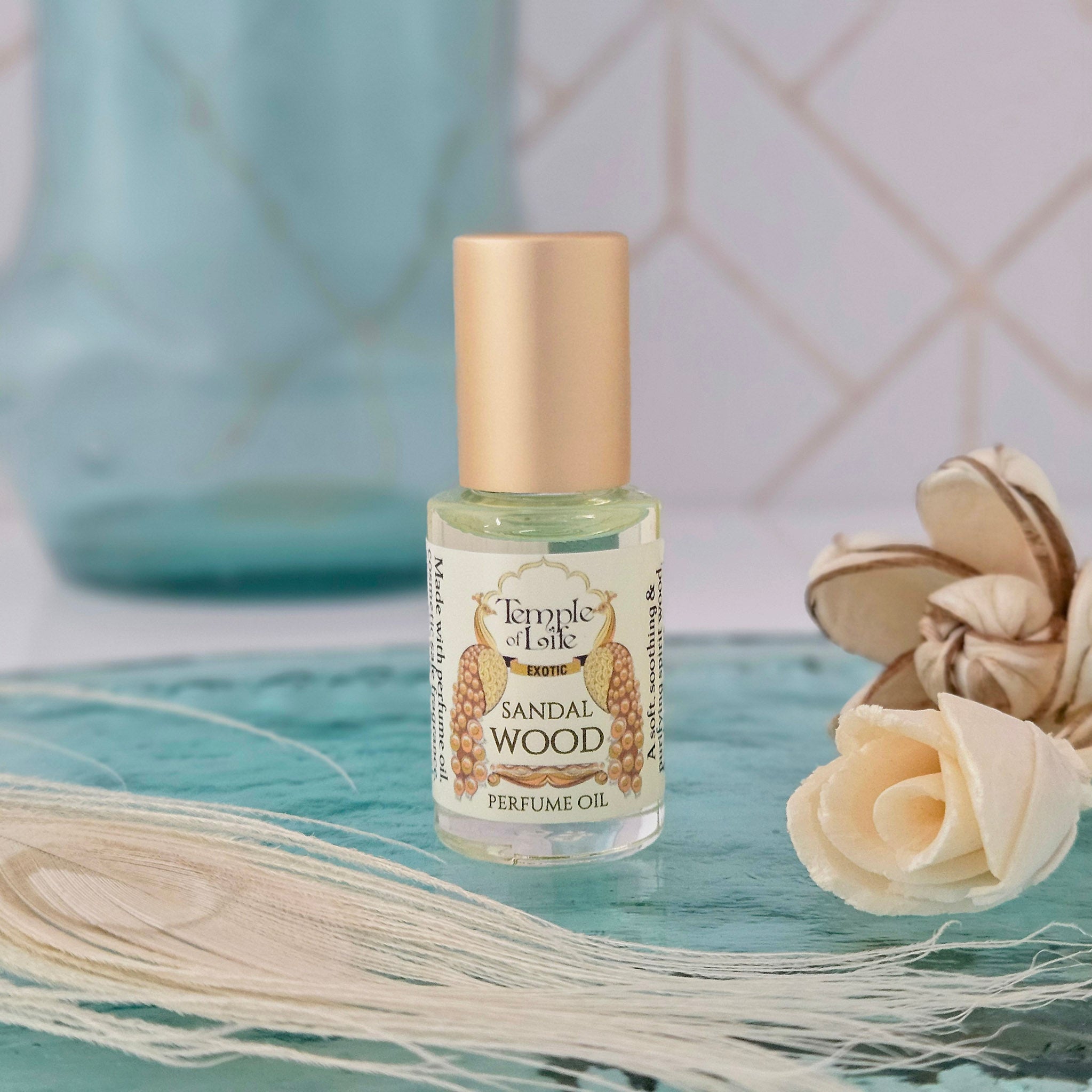 Sandalwood | Exotic Perfume Oil Travel-Size | Clean Woody Scent