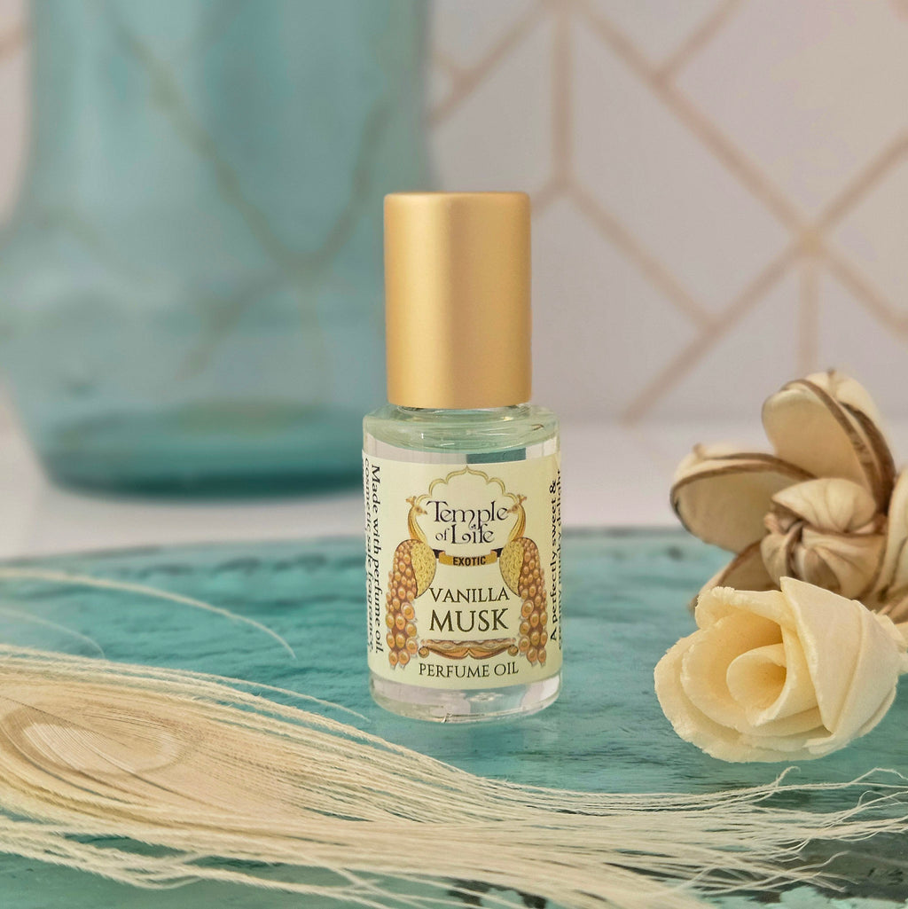 Vanilla Musk | Exotic Perfume Oil Travel-Size | Gourmand Perfumes