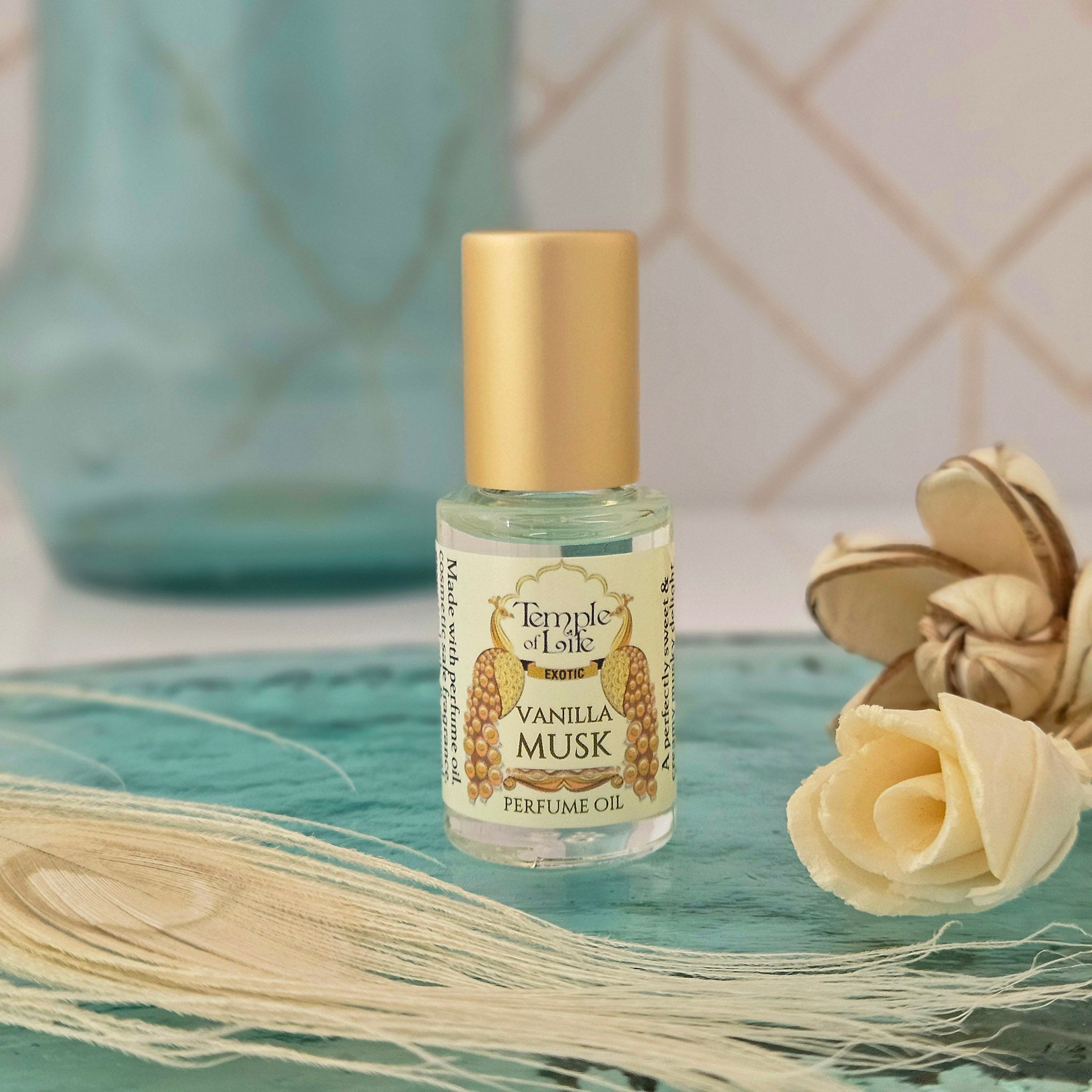Vanilla Musk | Exotic Perfume Oil Travel-Size | Gourmand Perfumes