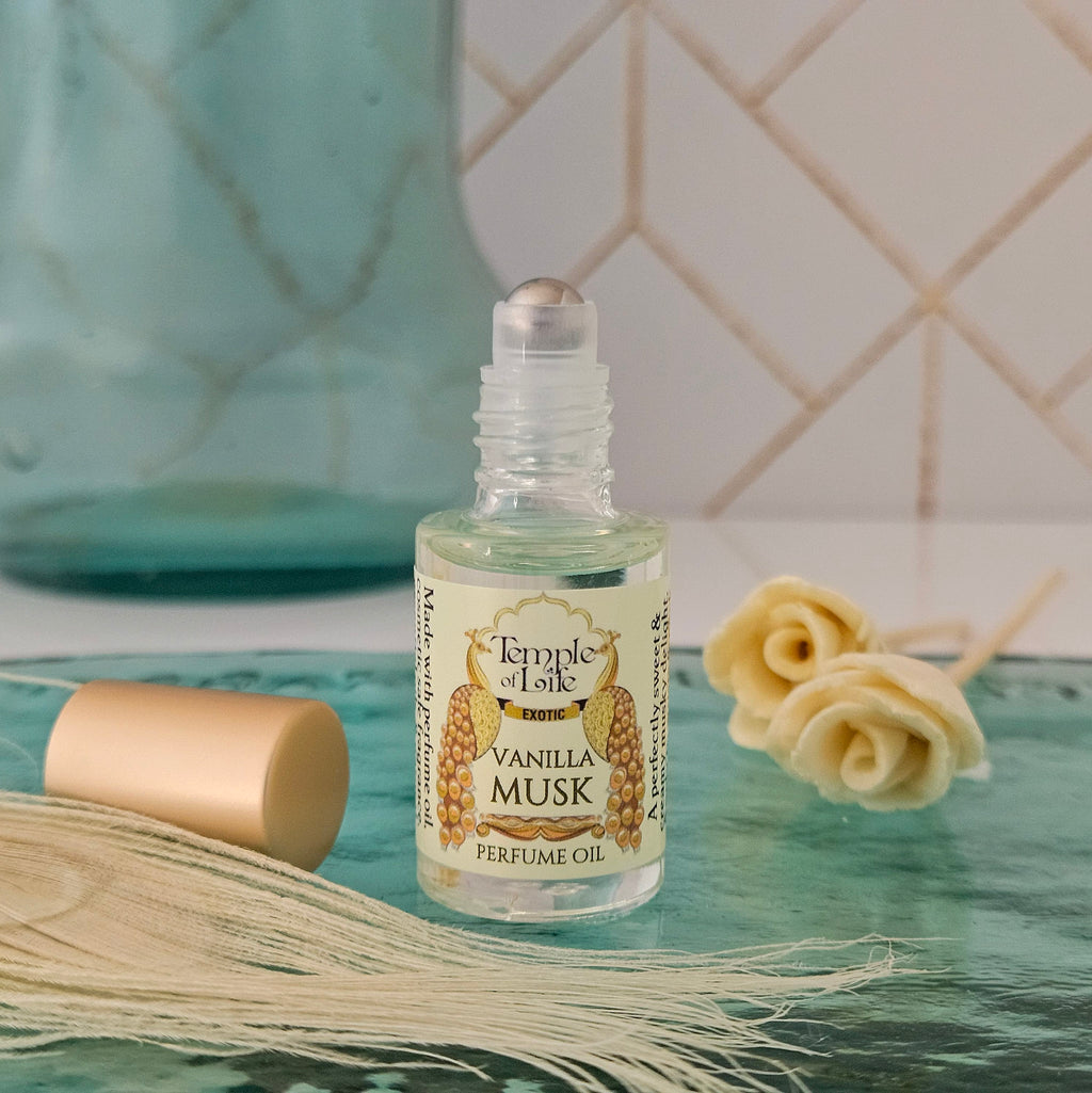 Vanilla Musk | Exotic Perfume Oil Travel-Size | Gourmand Perfumes