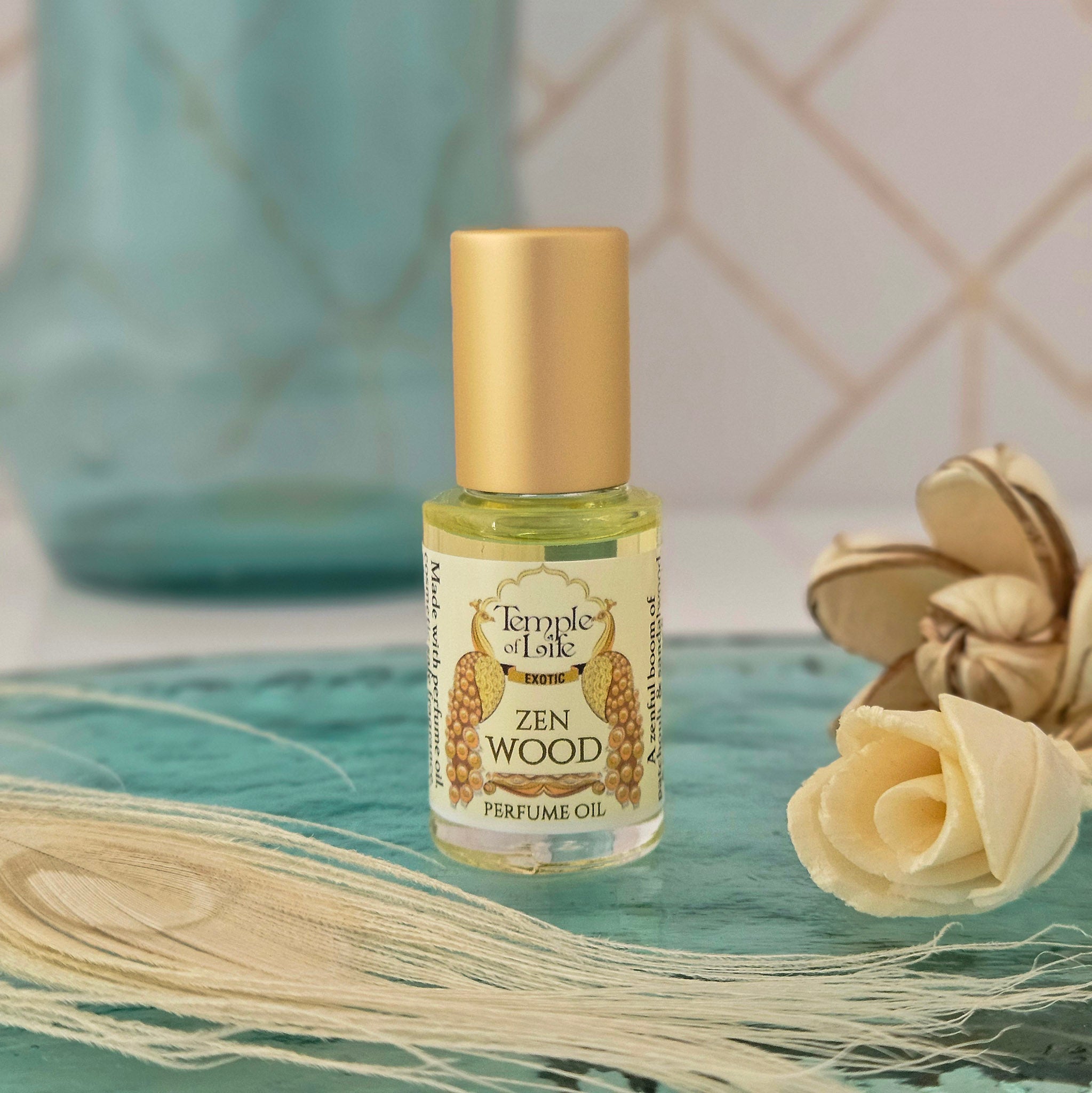 Zen Wood | Exotic Perfume Oil Travel-Size | Sandalwood Patchouli