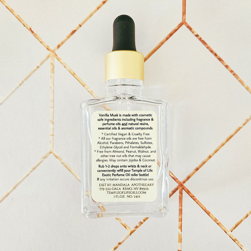 Vanilla Musk | Exotic Perfume Oil Refill | Gourmand Perfumes