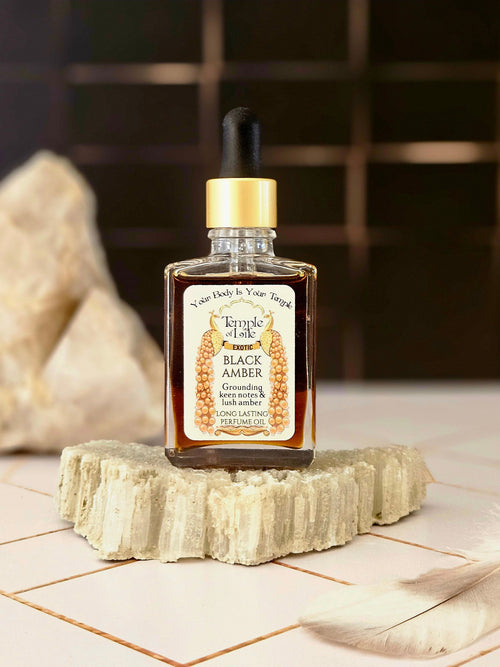 Black Amber | Exotic Perfume Oil Refill | Men's Fragrance