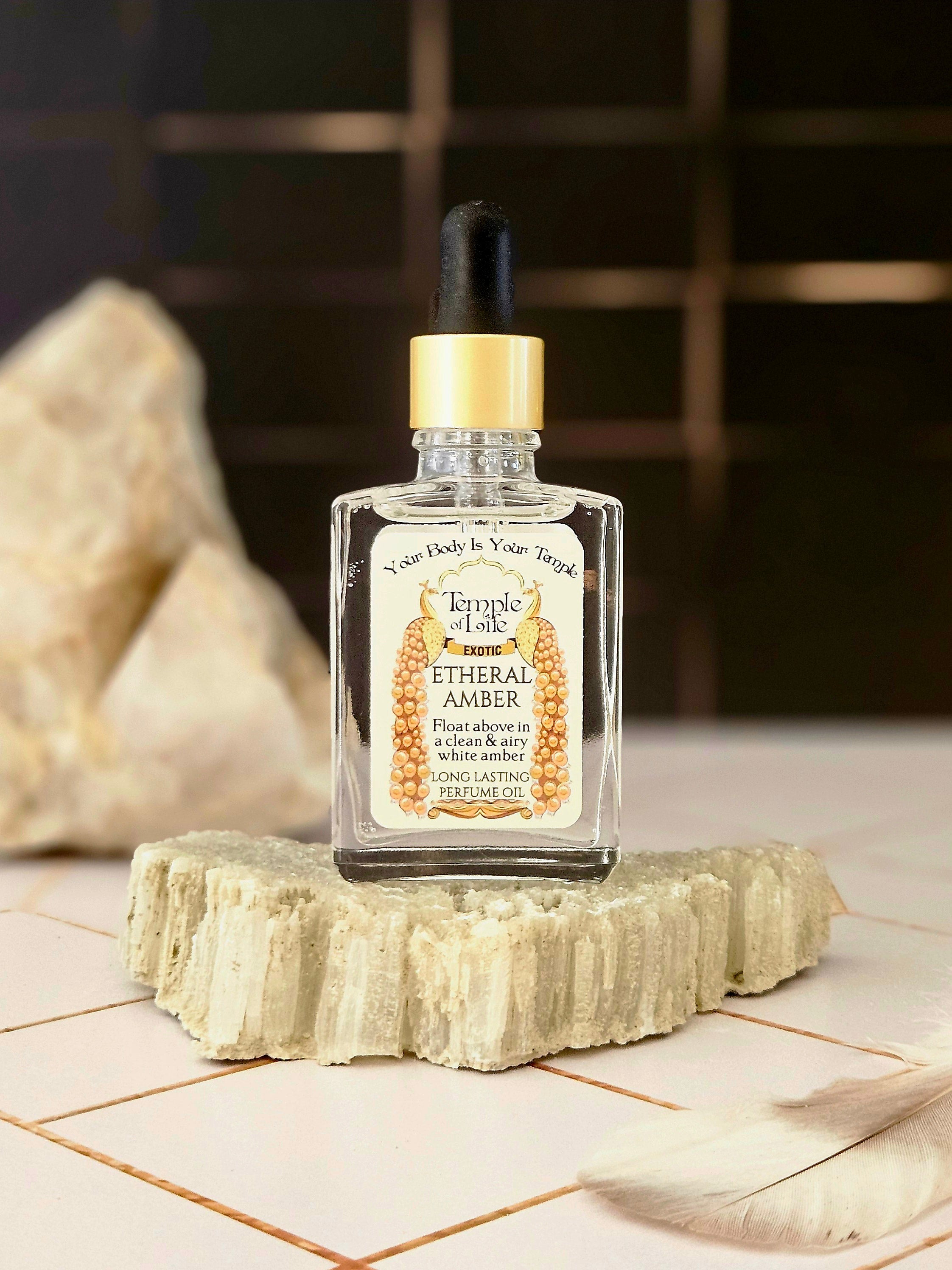 Etheral Amber | Exotic Perfume Oil Refill | Pure White Amber