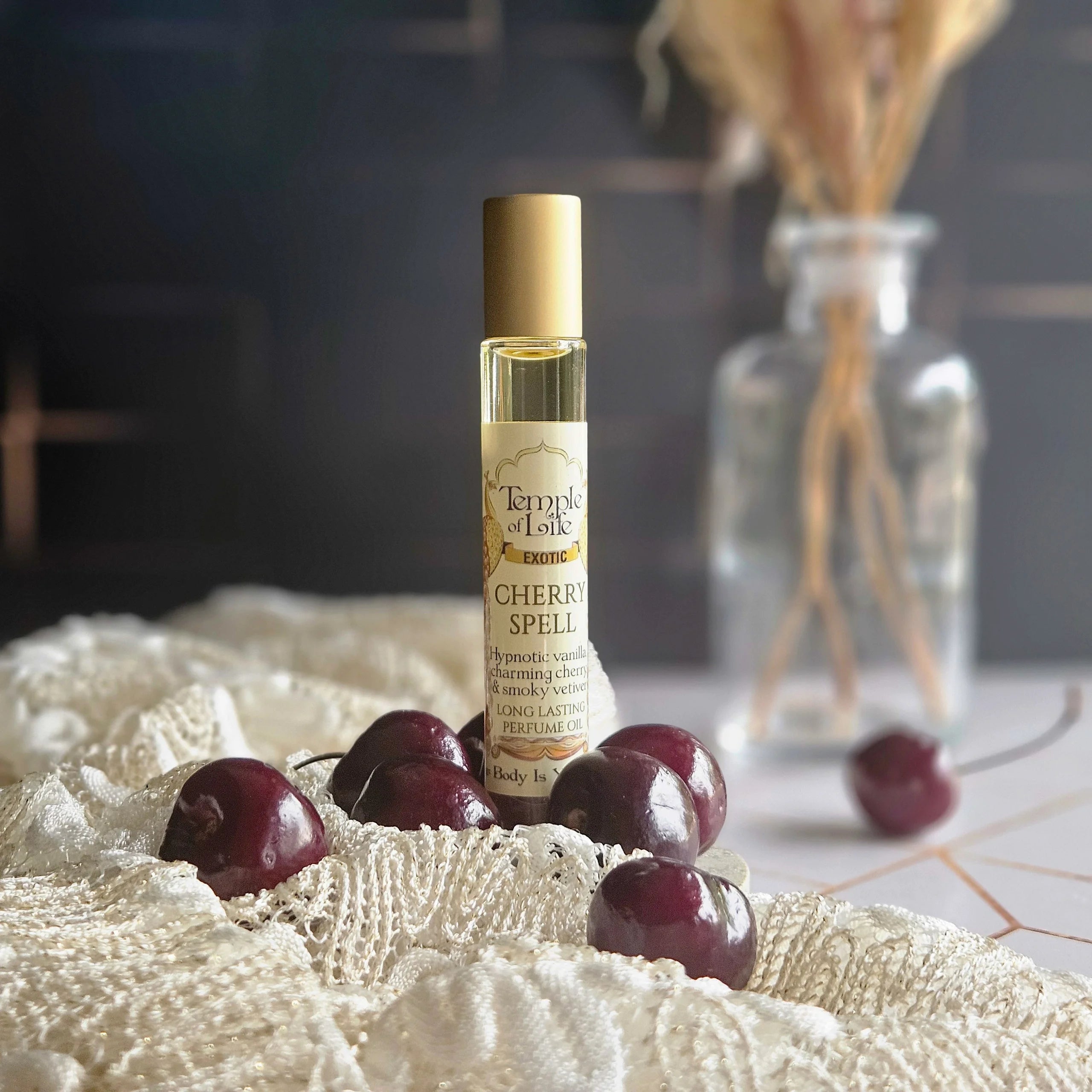 Cherry Spell | Exotic Perfume Oil Roll On | Gourmand Perfumes