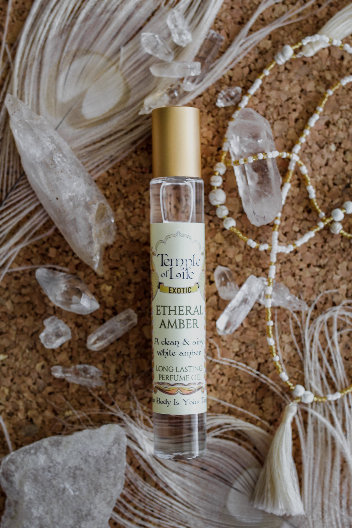 Delicate white amber oil  Etheral Amber by Temple of Life